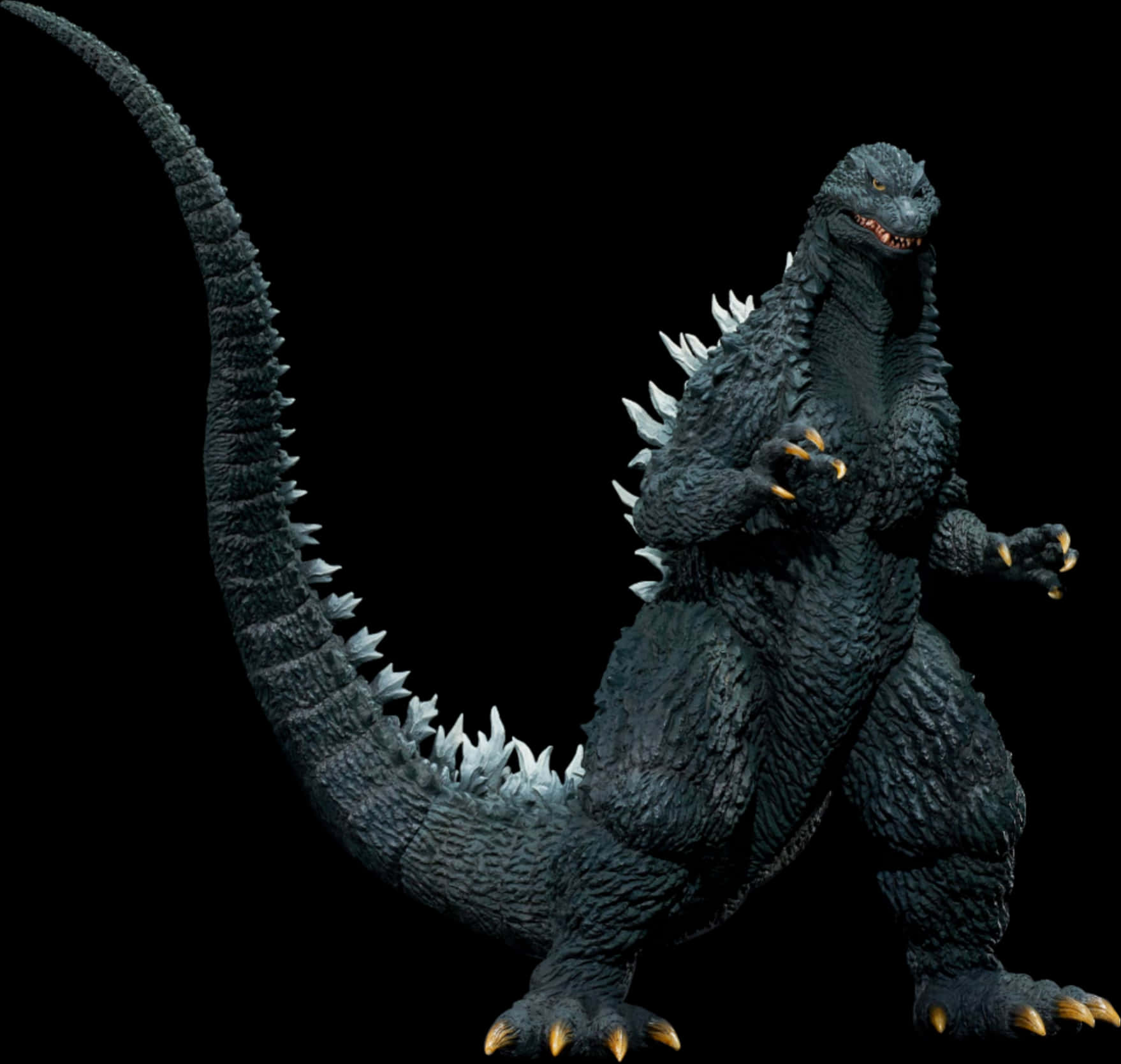 Öfkeli Godzilla Figürü İzole Duvar Kağıdı