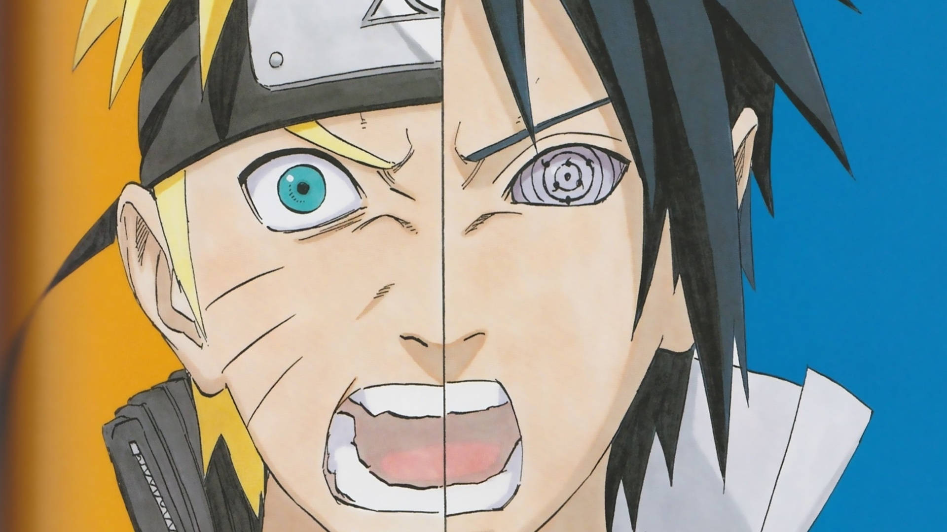 Öfkeli Naruto ve Sasuke Duvar Kağıdı