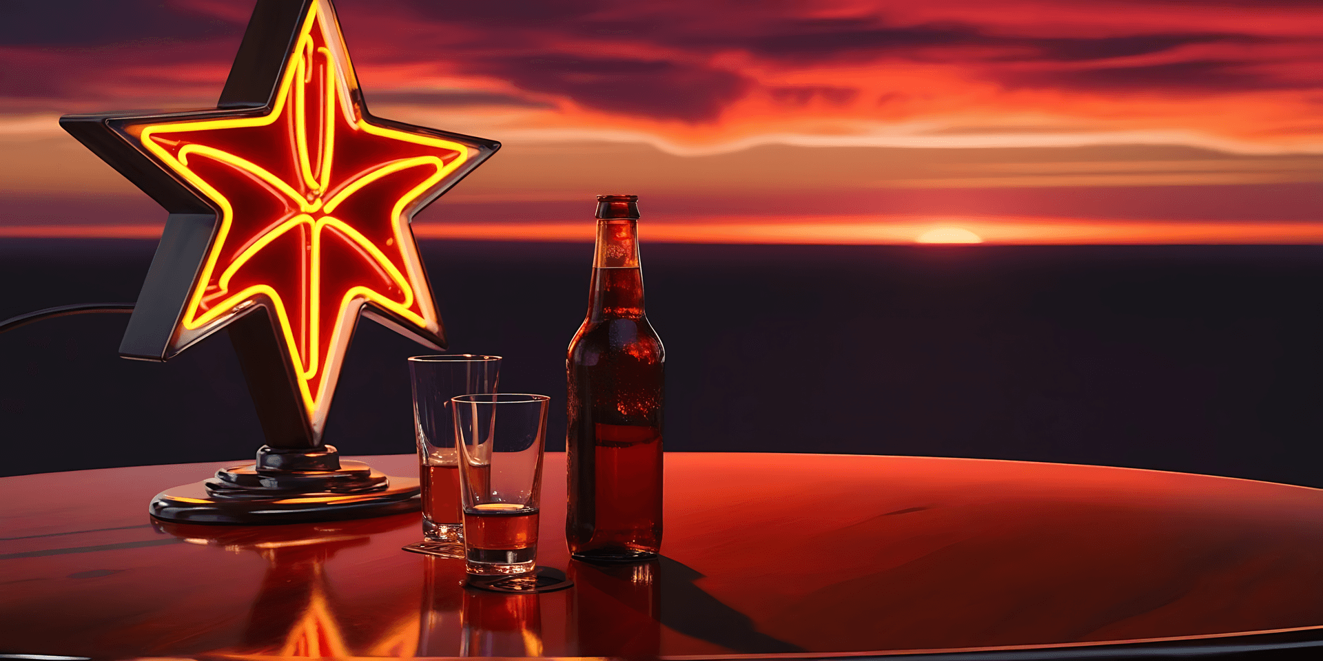 yıldız,tatil,ışık,süs,okyanus,gece,parıltı,Noel,plaj,kutlama,şenlikli,bokeh,sıcak,yansıma,su