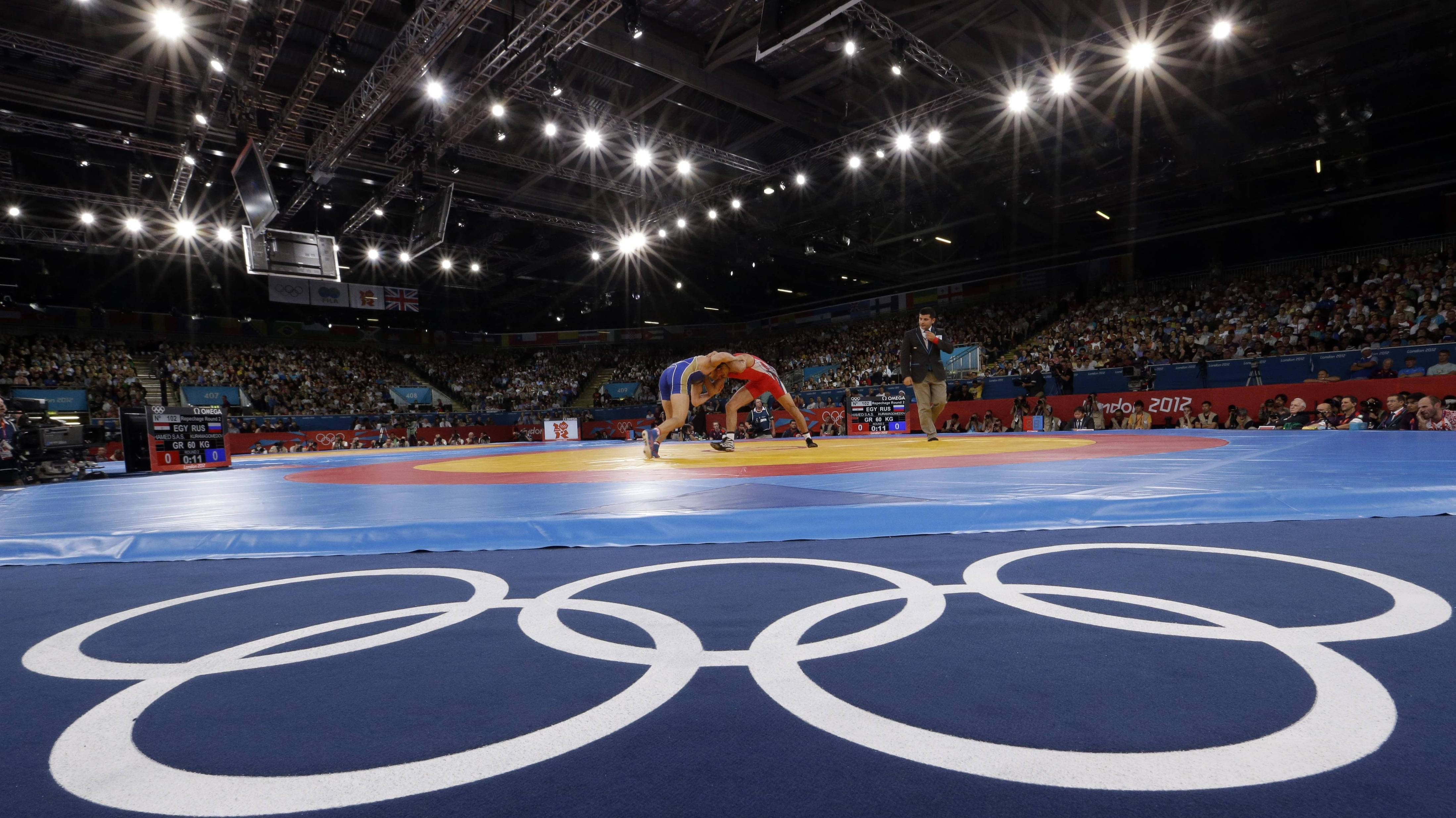 Olimpiyat Oyunları'nda Kıyasıya Rekabet Duvar Kağıdı