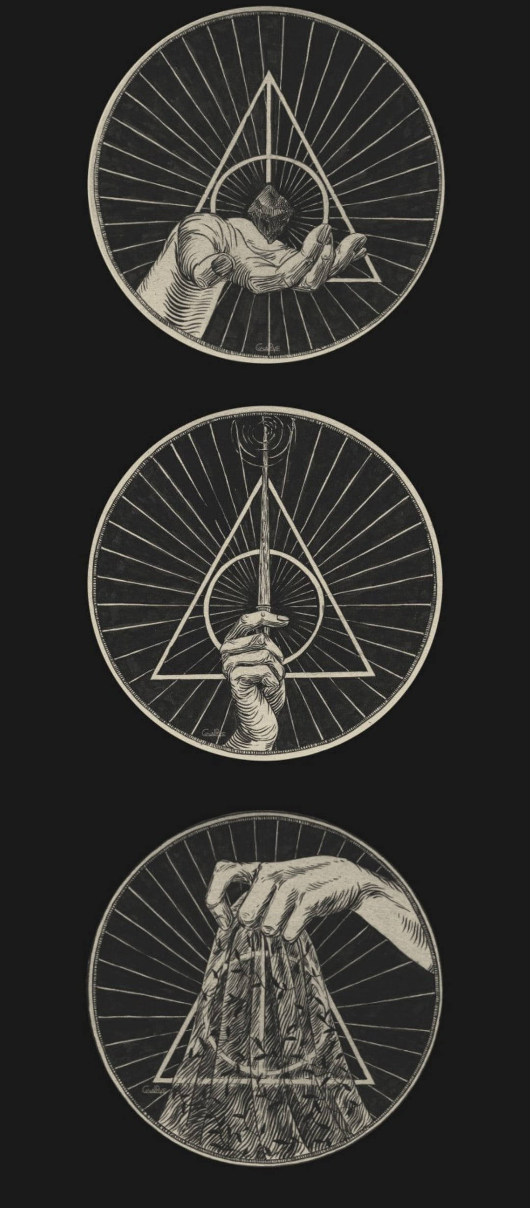 Ölüm Yadigarları Harry Potter Telefon Duvar Kağıdı