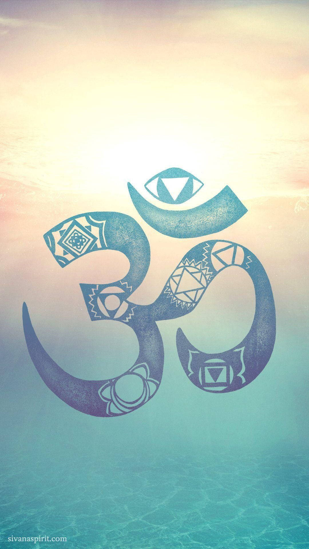 Om Huzurlu Estetik Duvar Kağıdı