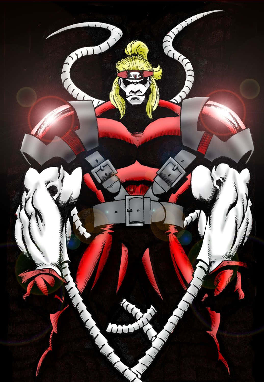 Omega Red - Marvel Comics'ten ölümcül süper kötü adam Duvar Kağıdı
