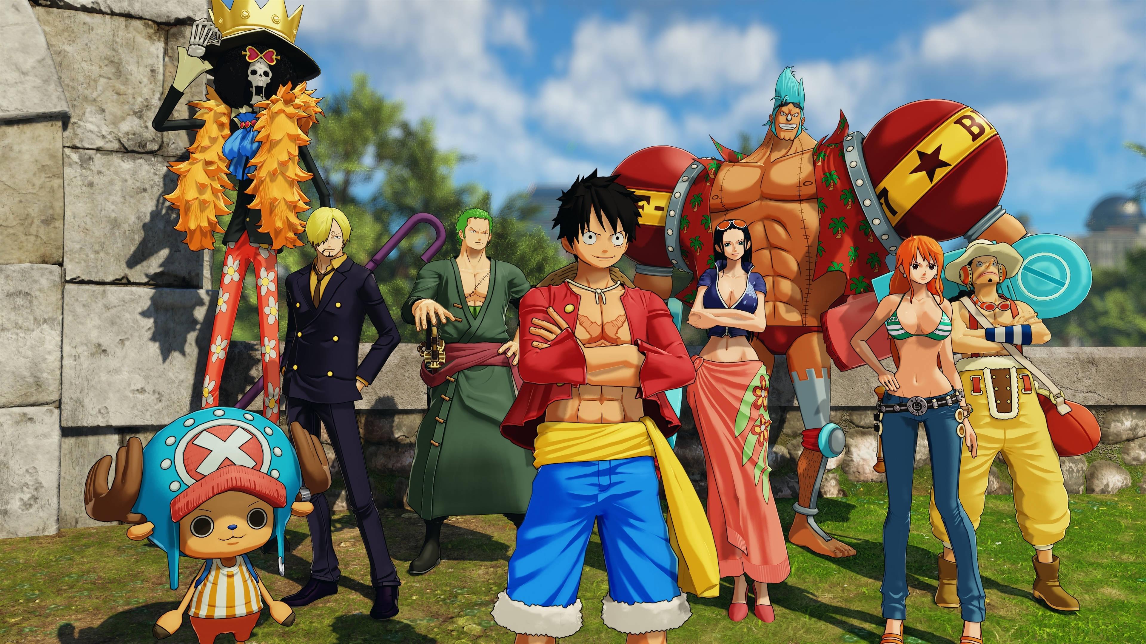 One Piece 4K Anime Grafik Duvar Kağıdı