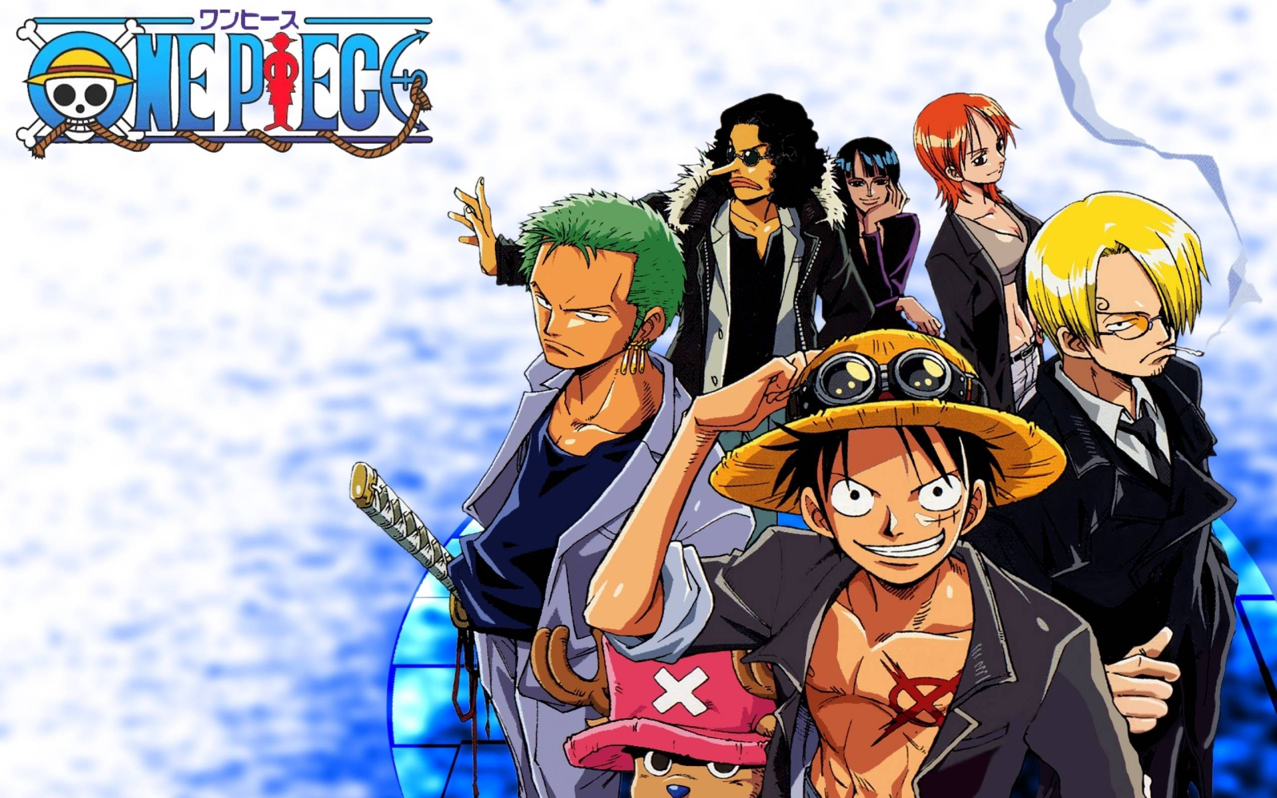 One Piece 4K Anime Logosu Duvar Kağıdı