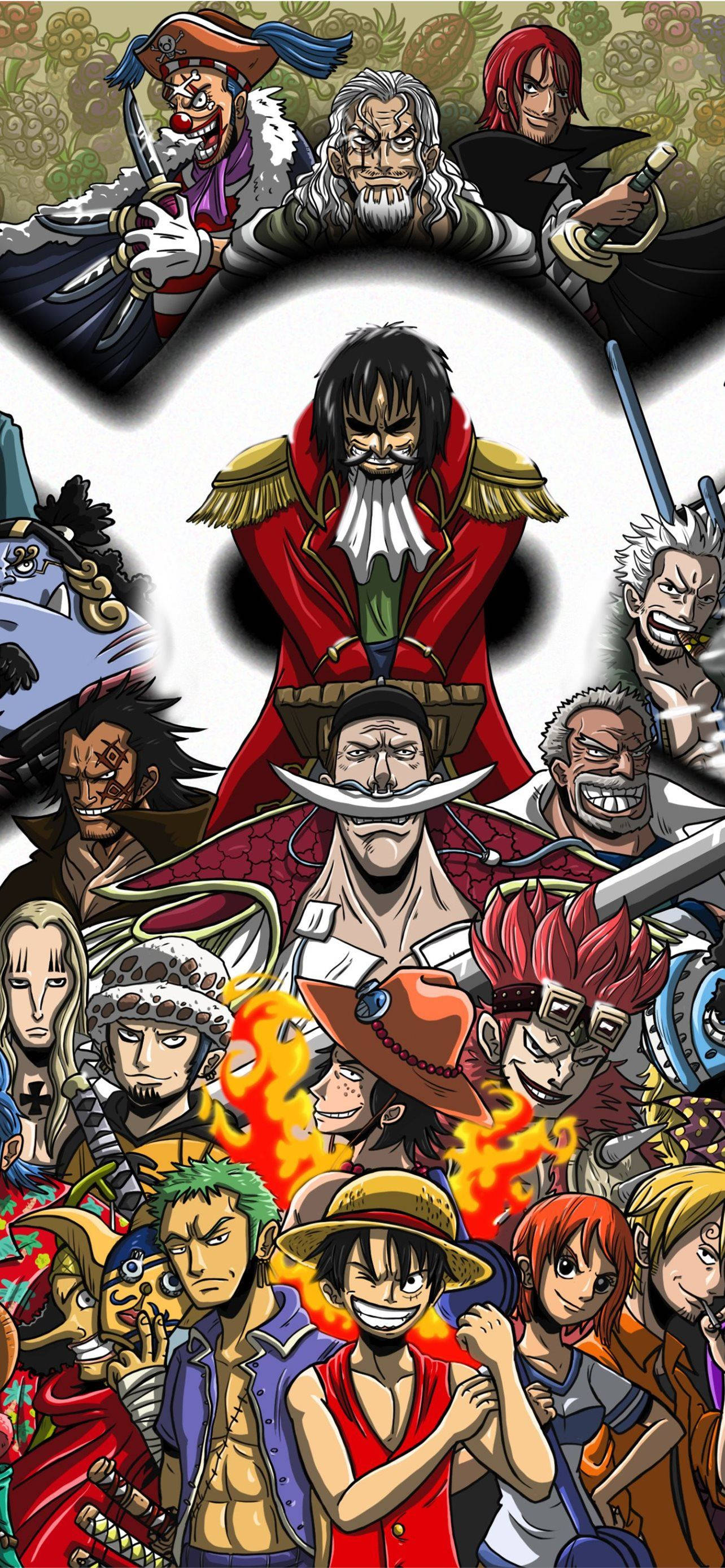 One Piece 4K Korsan Karakterler Duvar Kağıdı