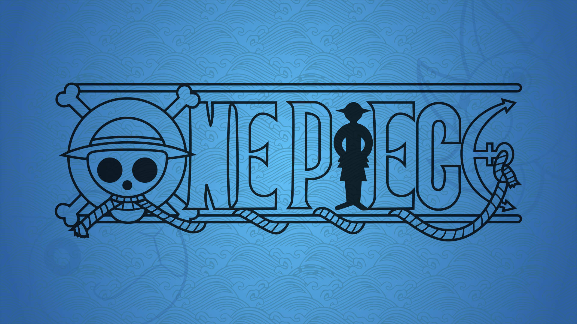 One Piece 4K Logosu Duvar Kağıdı