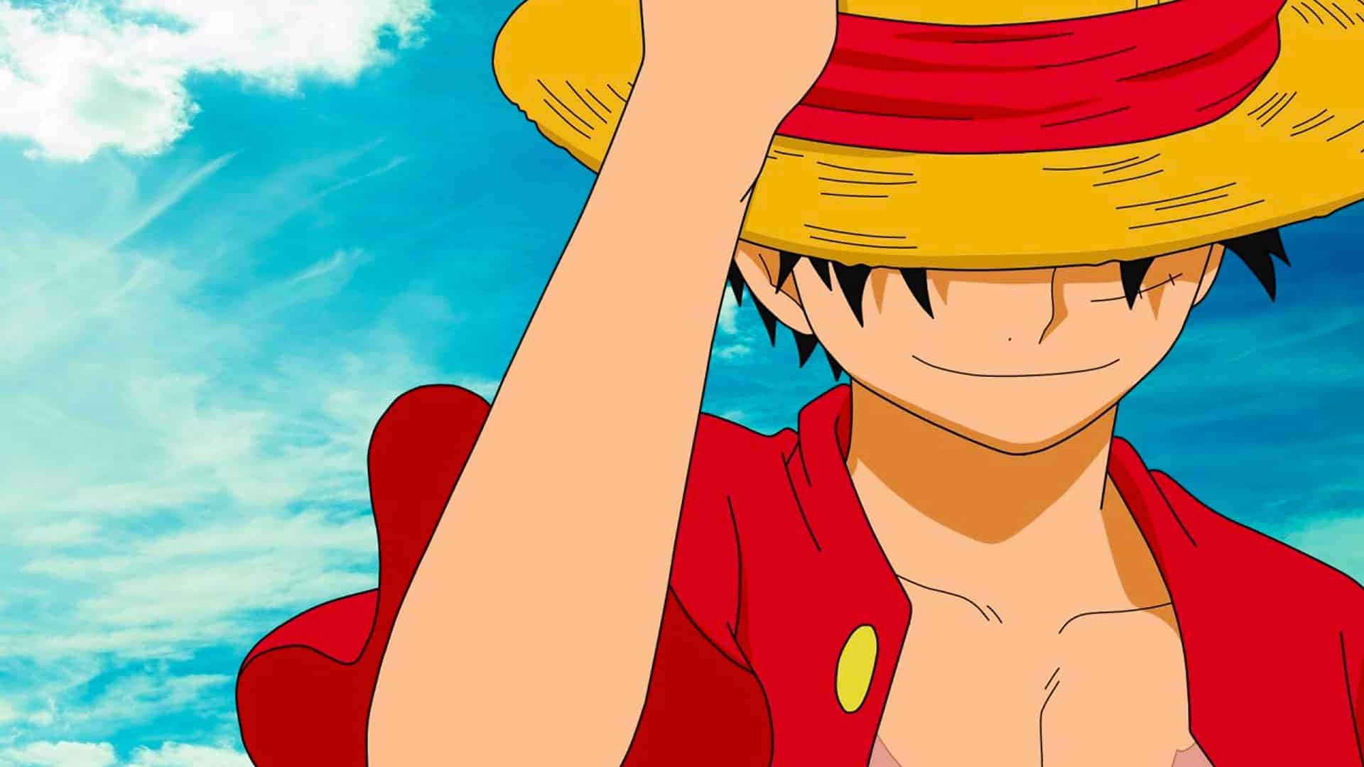 One Piece Anime Luffy Gülümseyen Resmi Duvar Kağıdı