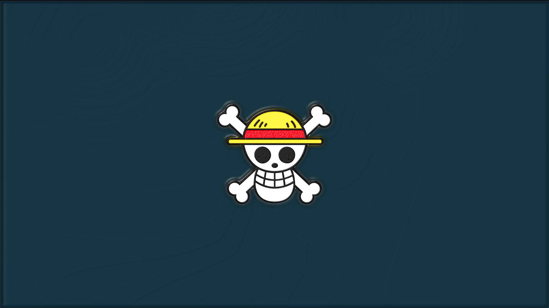 One Piece Hasır Şapka Jolly Roger duvar kağıdı