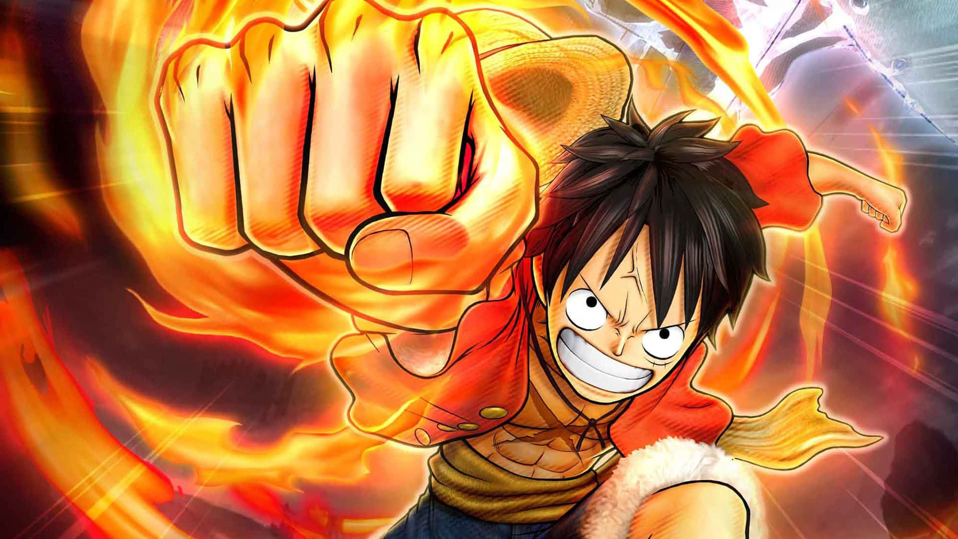 One Piece - Elinde yumruğu olan bir karakter Duvar Kağıdı
