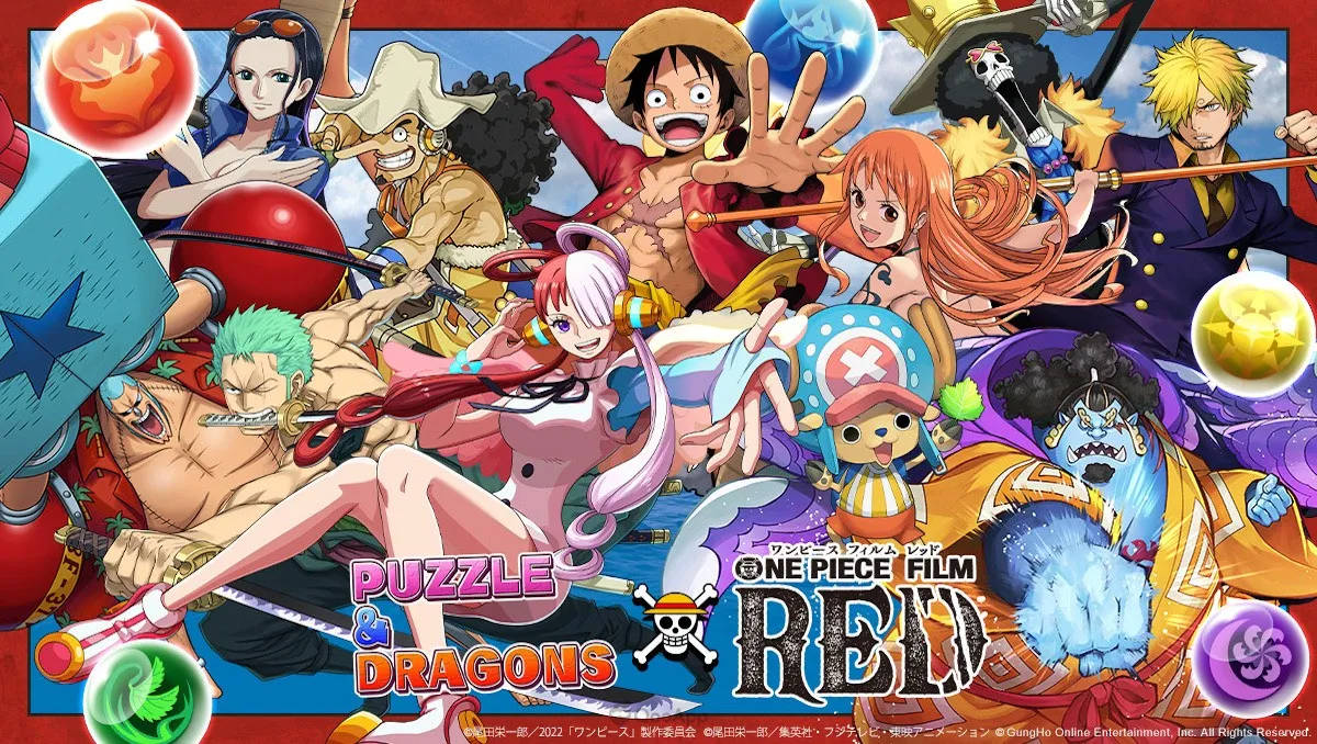 One Piece Film Red Puzzle And Dragons Geçişi Duvar Kağıdı
