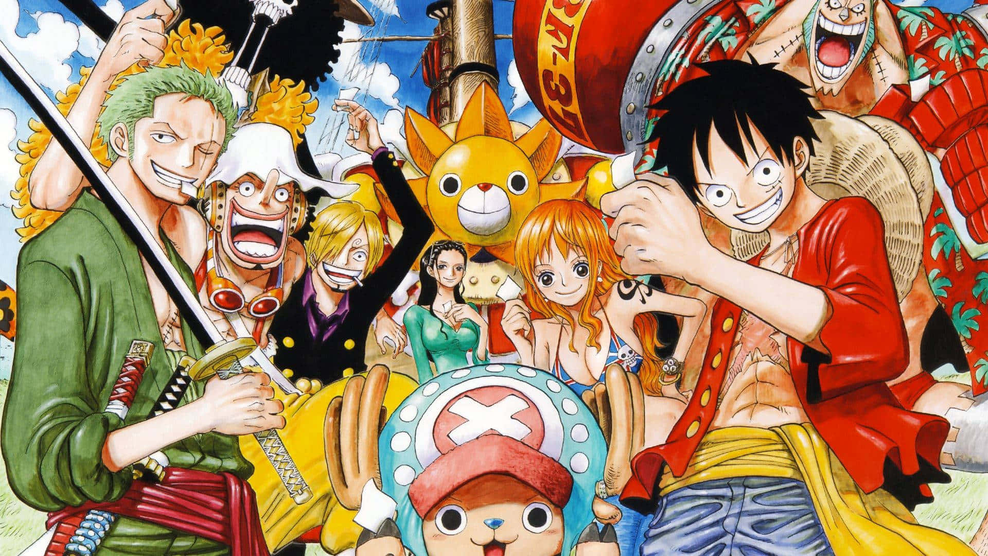 One Piece Grup Fotoğrafı Duvar Kağıdı