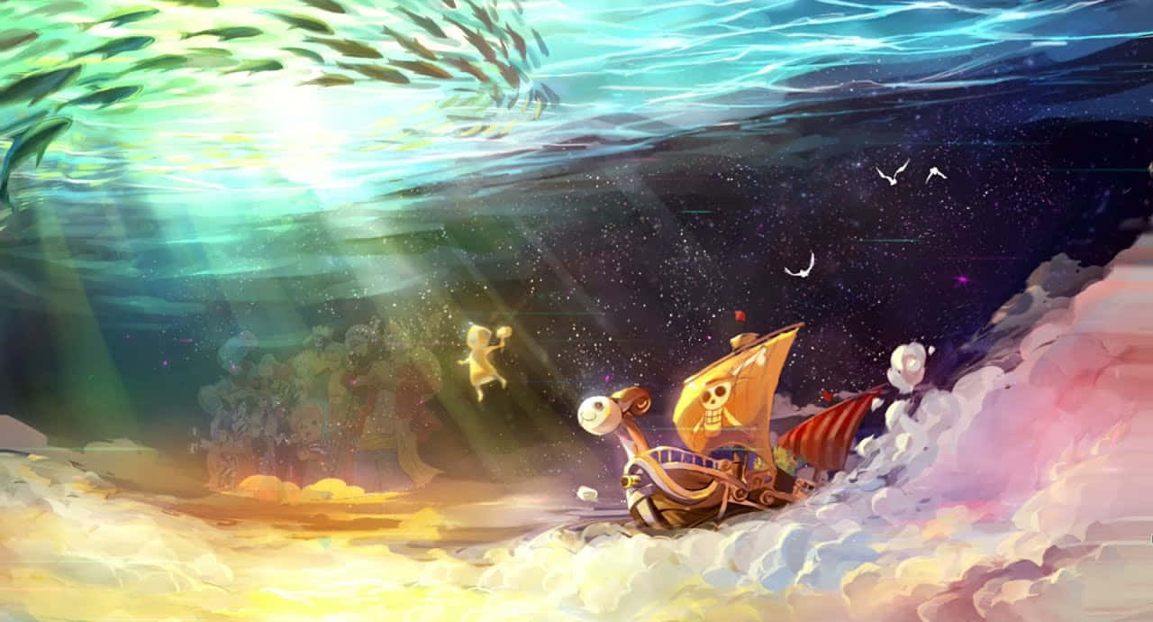 One Piece Korsan Gemisi Denizin Altında Resmi Duvar Kağıdı
