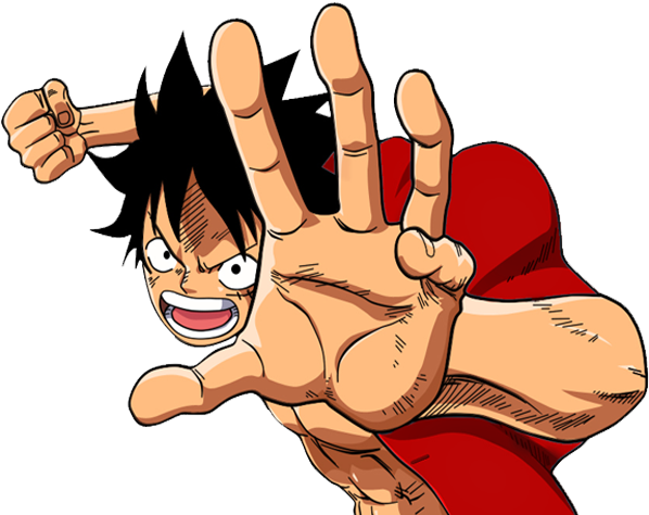 One Piece Luffy Esneme Hareketi Duvar Kağıdı