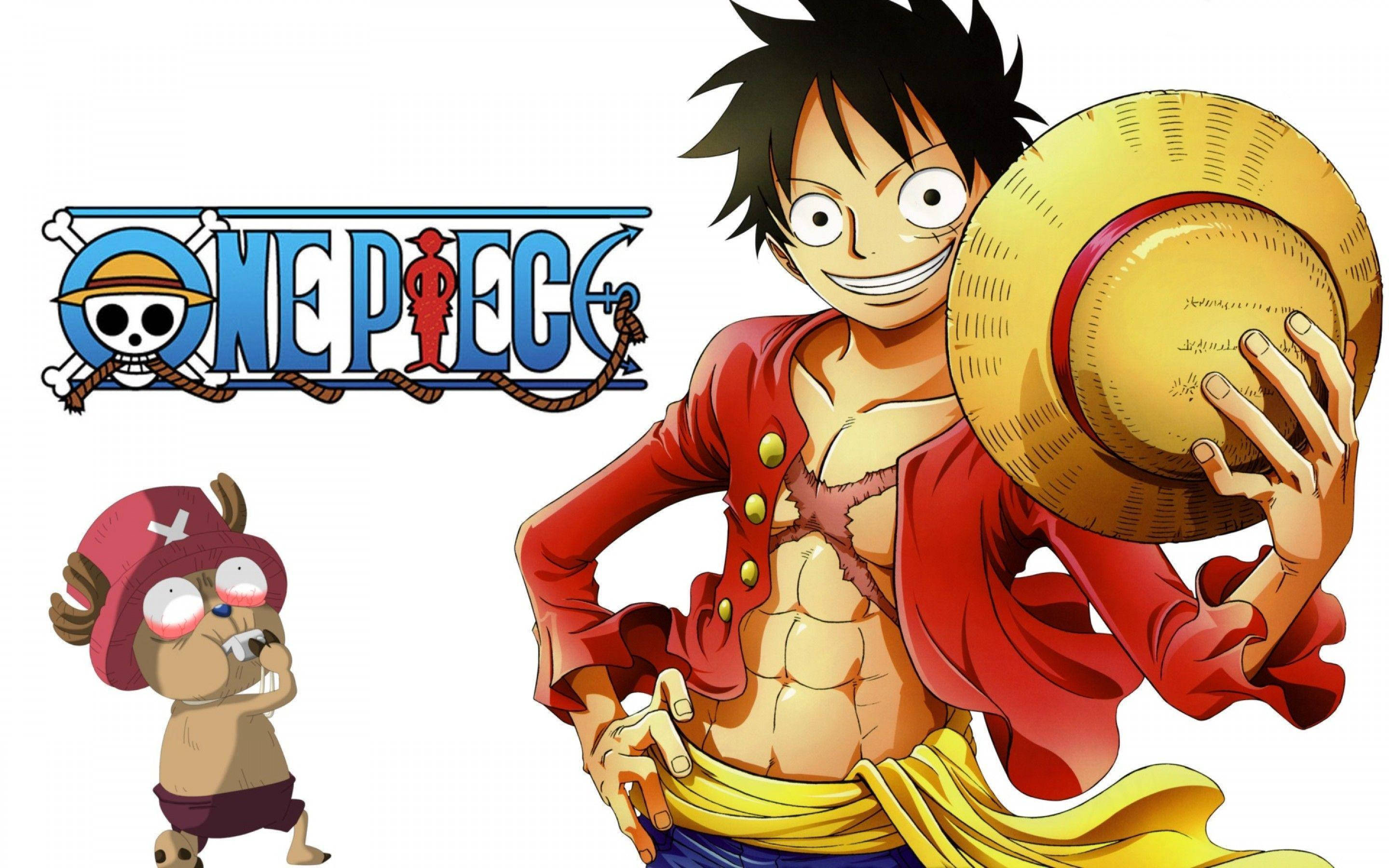 One Piece Luffy ve Tonny Chopper Duvar Kağıdı