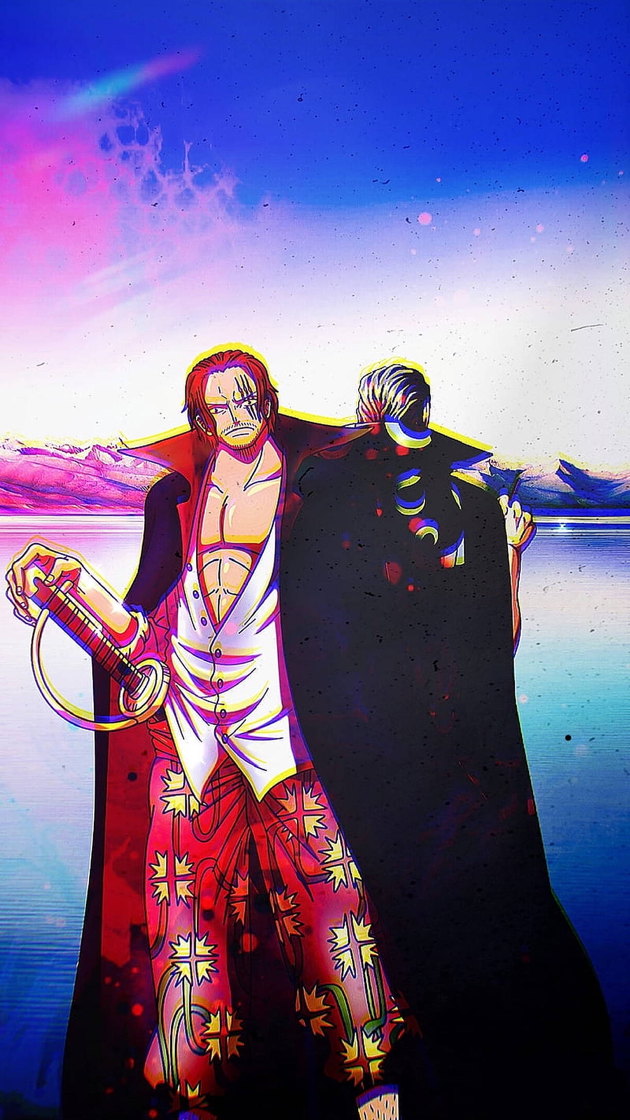 One Piece Shanks Estetik iPhone Duvar Kağıdı