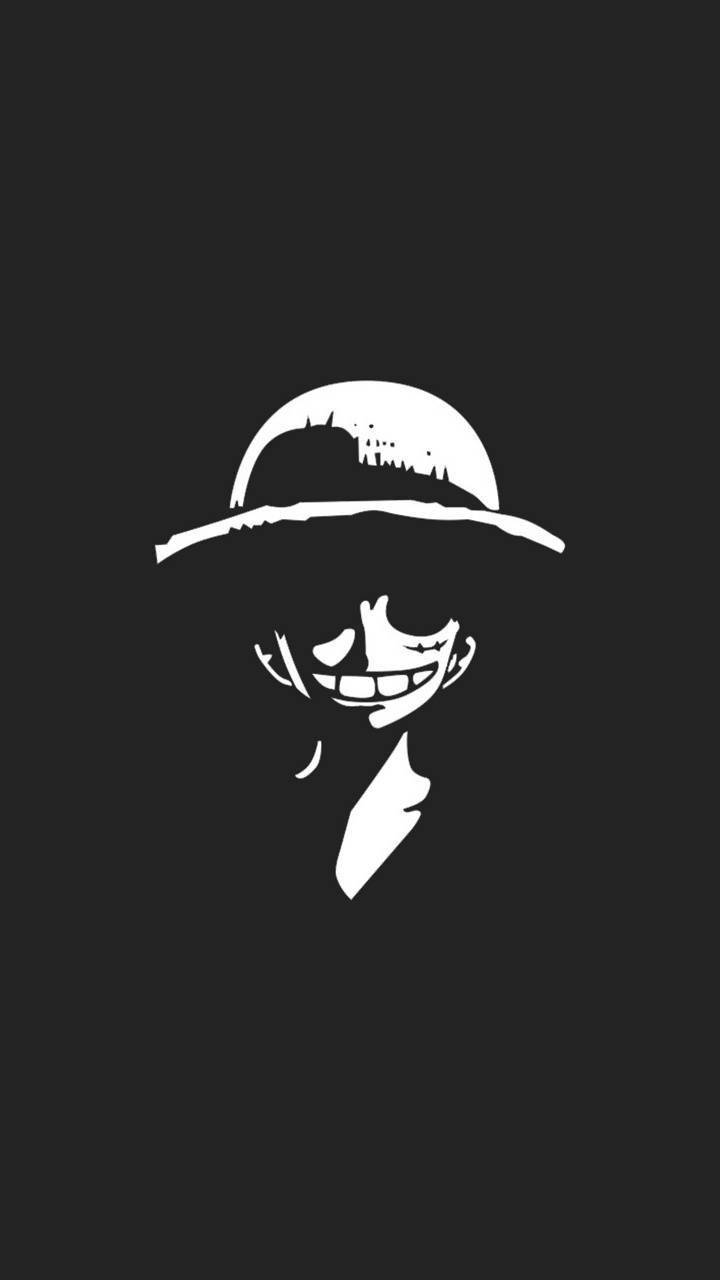 One Piece Telefon Luffy Karanlıkta Duvar Kağıdı