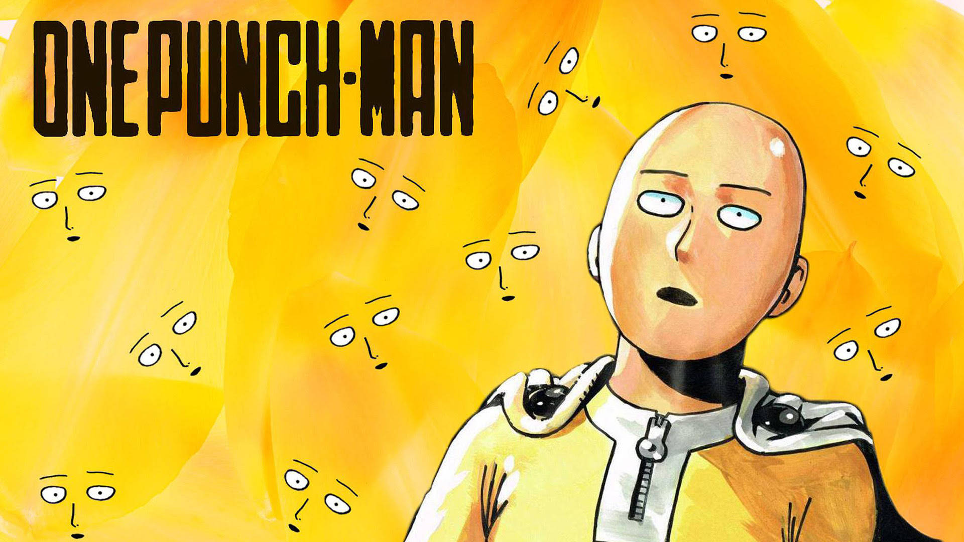 One Punch Man'in Komik Anime Saitama'sı Duvar Kağıdı