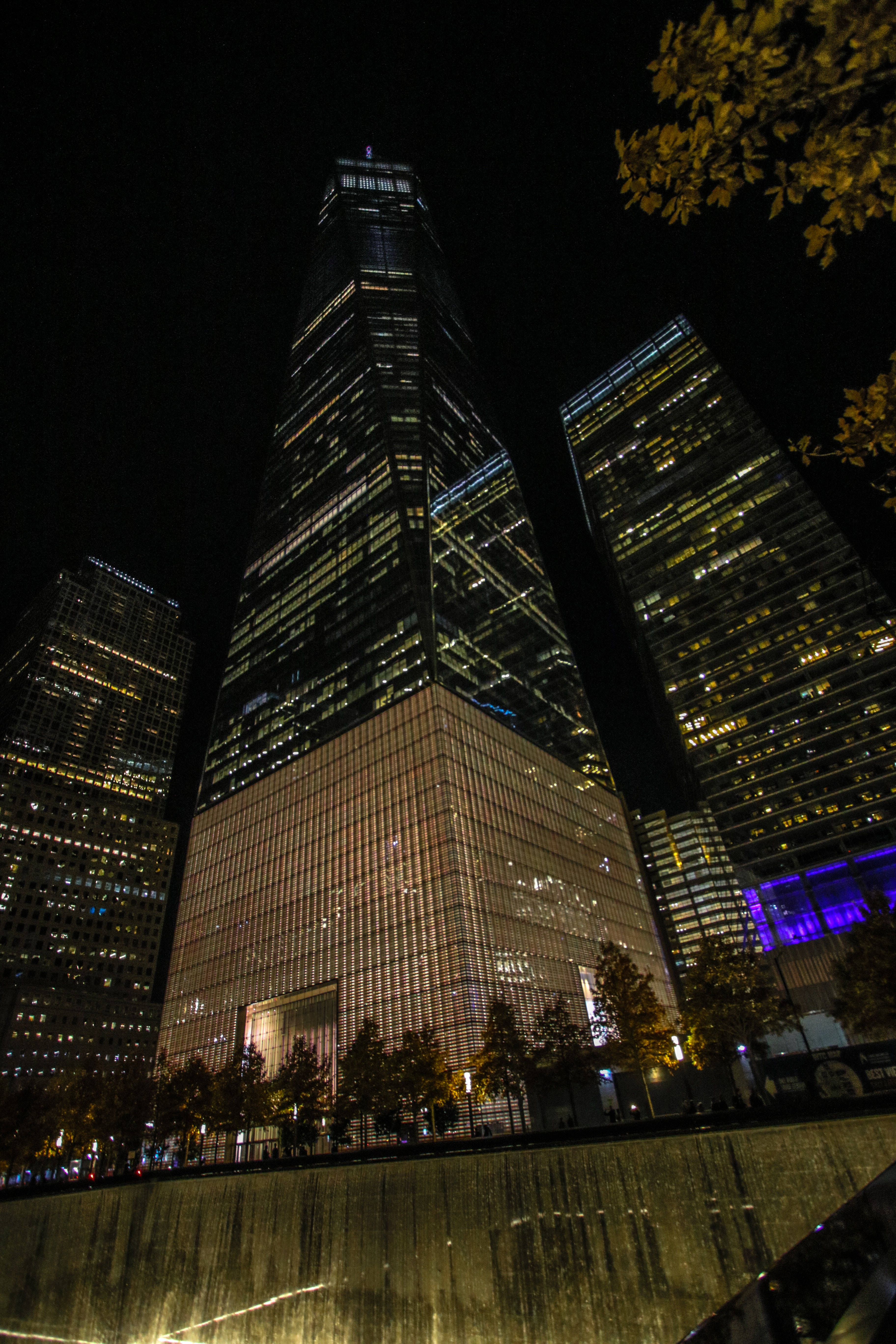 One World Trade Center New York Gece iPhone Duvar Kağıdı