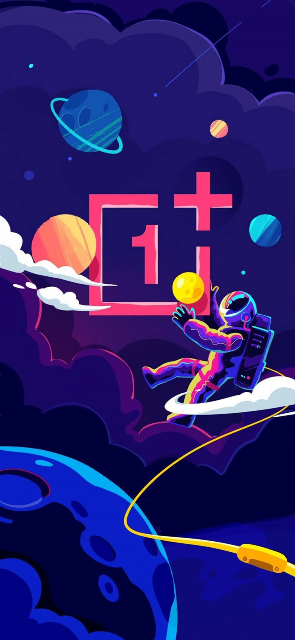 OnePlus 9 Pro Uzay Astronotu Duvar Kağıdı