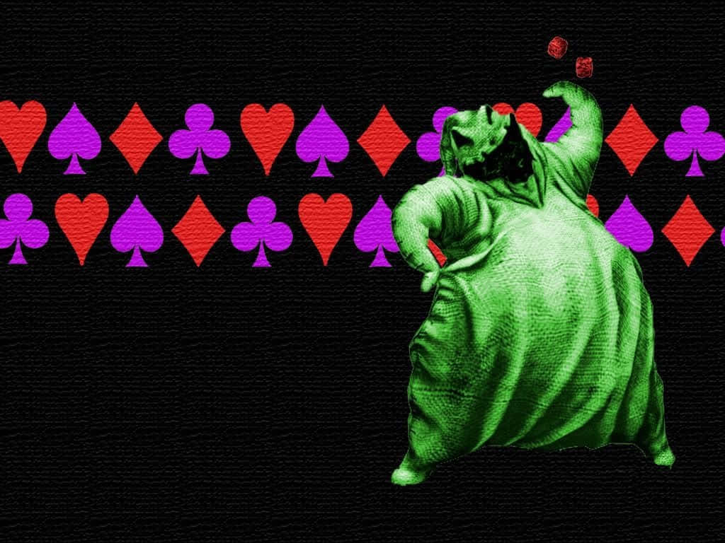 Oogie Boogie 4 Kart Takımı Duvar Kağıdı