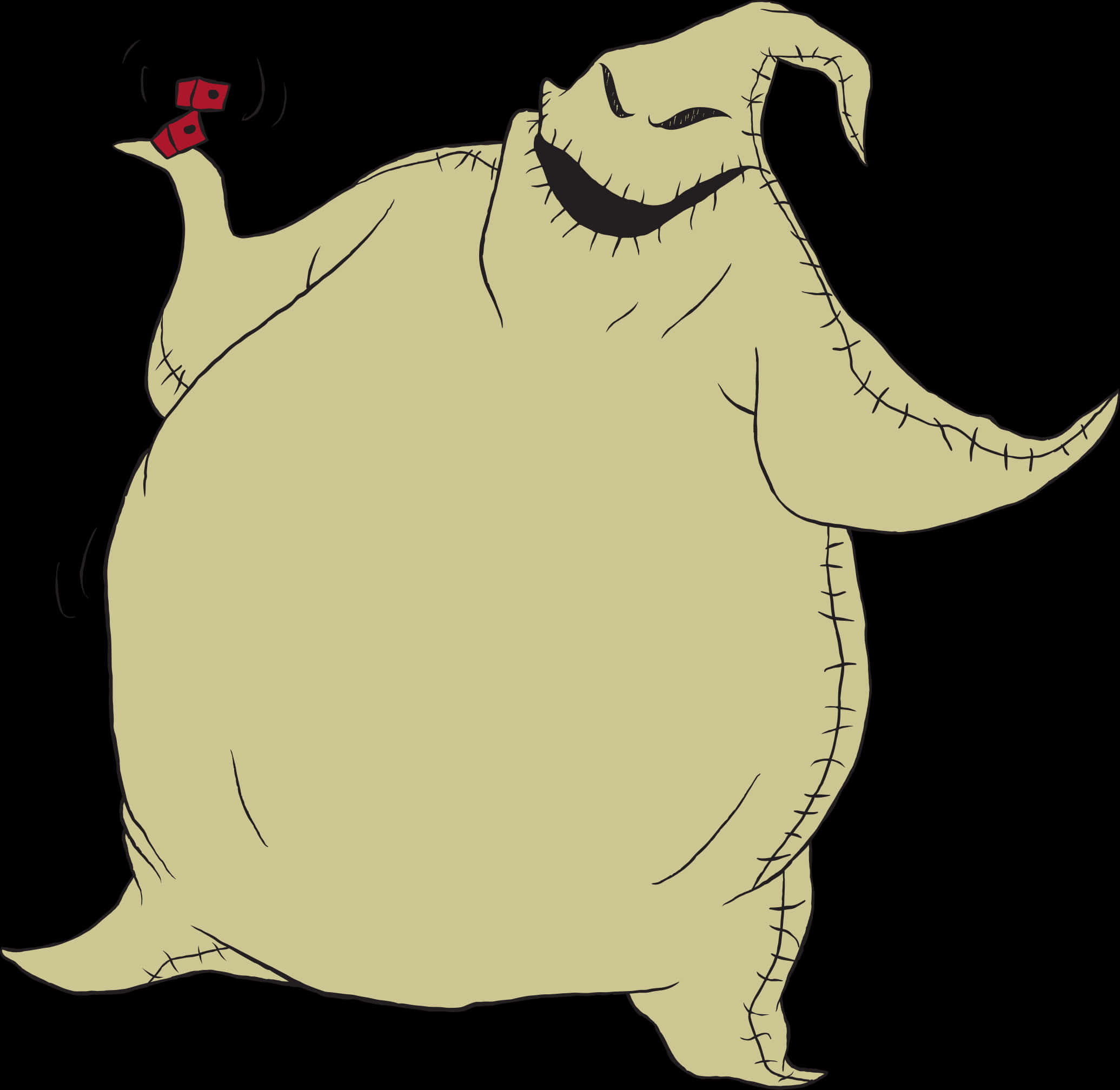 Oogie Boogie Adamı Noel Gecesi Kabusu Duvar Kağıdı