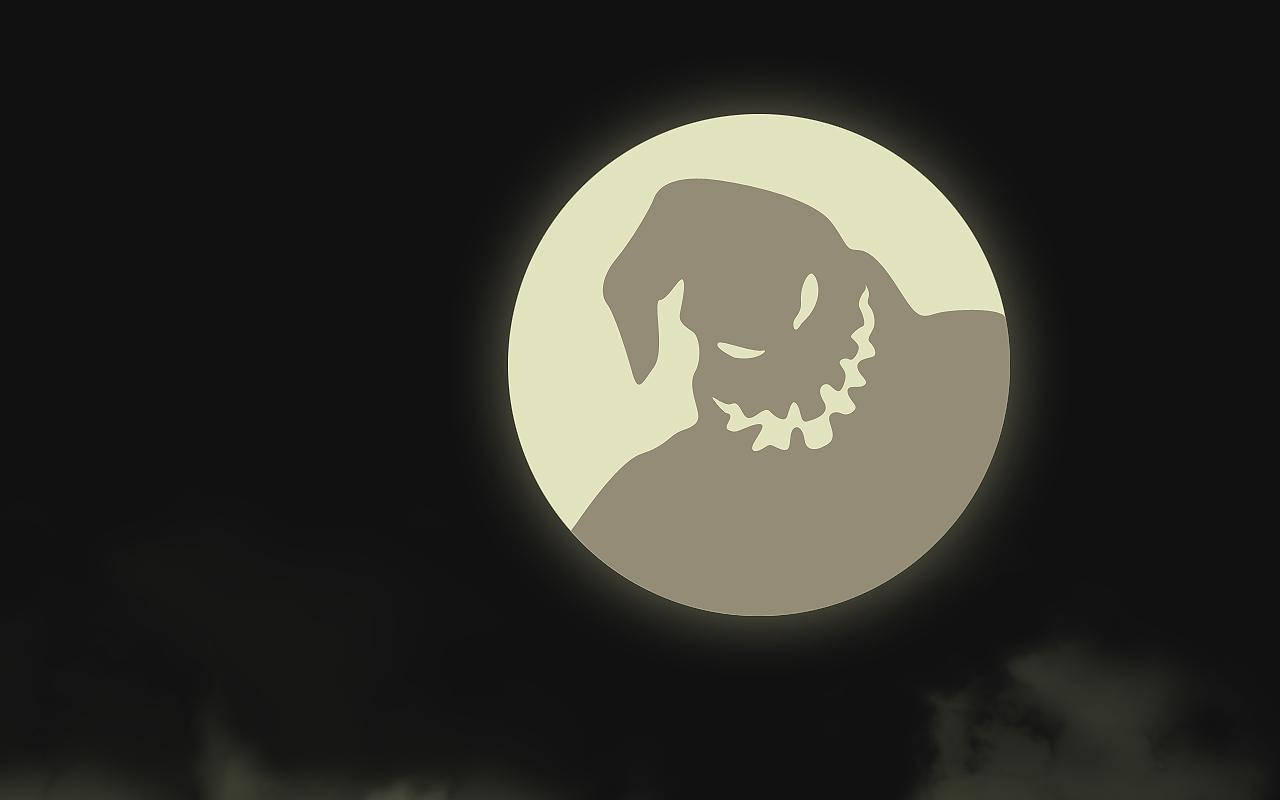 Oogie The Nightmare Before Christmas Silüeti Duvar Kağıdı