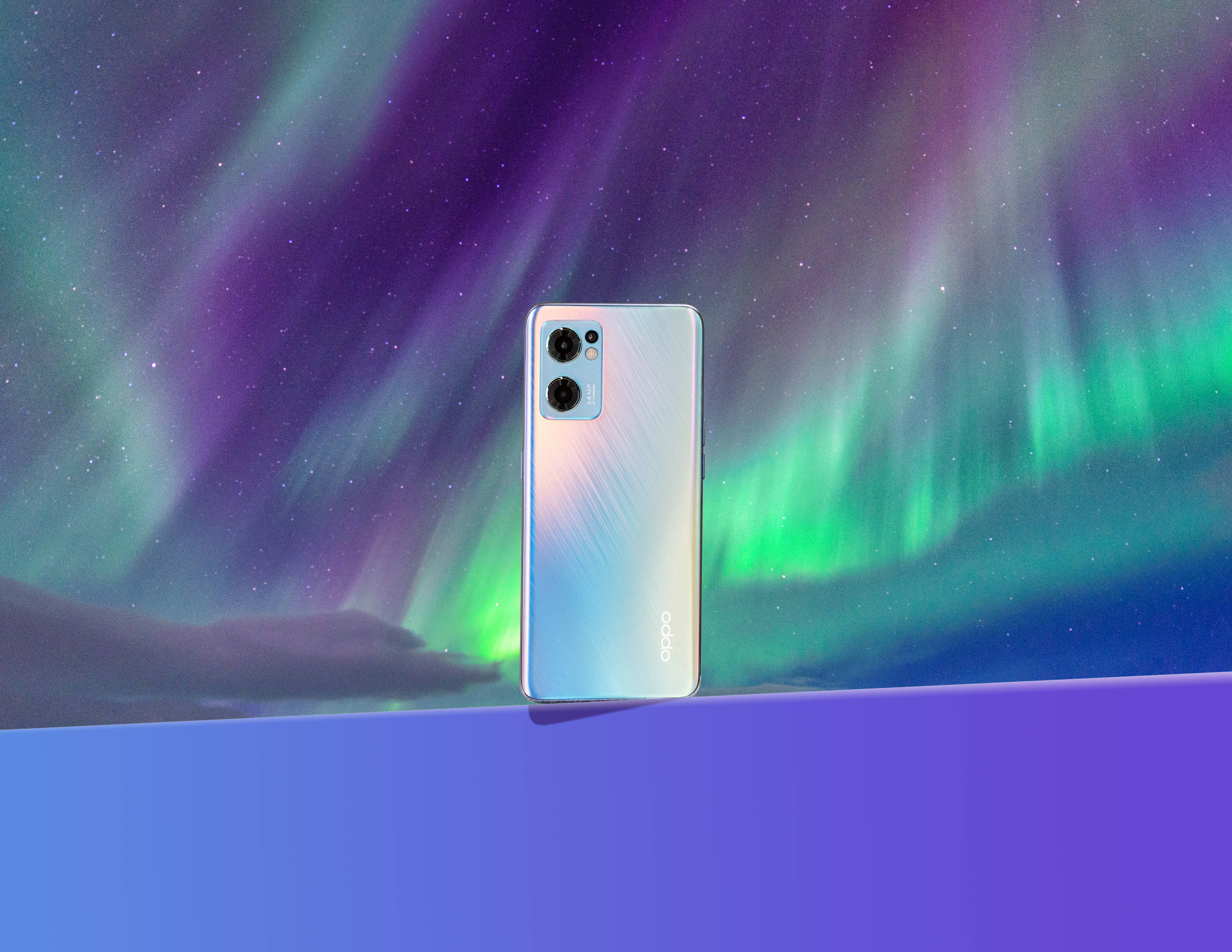 Oppo Akıllı Telefon Kuzey Işıkları Duvar Kağıdı