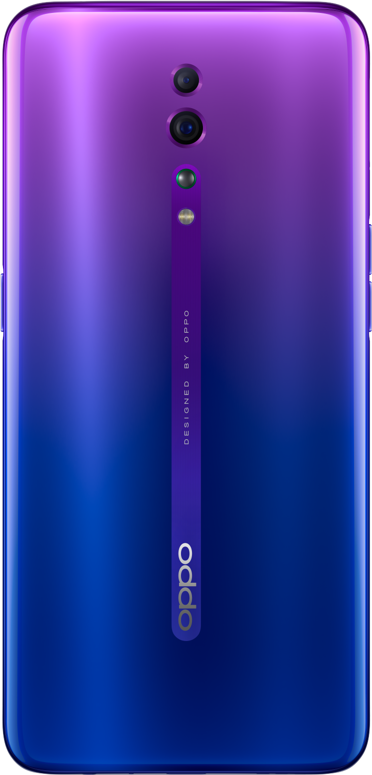 Oppo Akıllı Telefon Mor Gradyanlı Arka Kamera Tasarımı Duvar Kağıdı