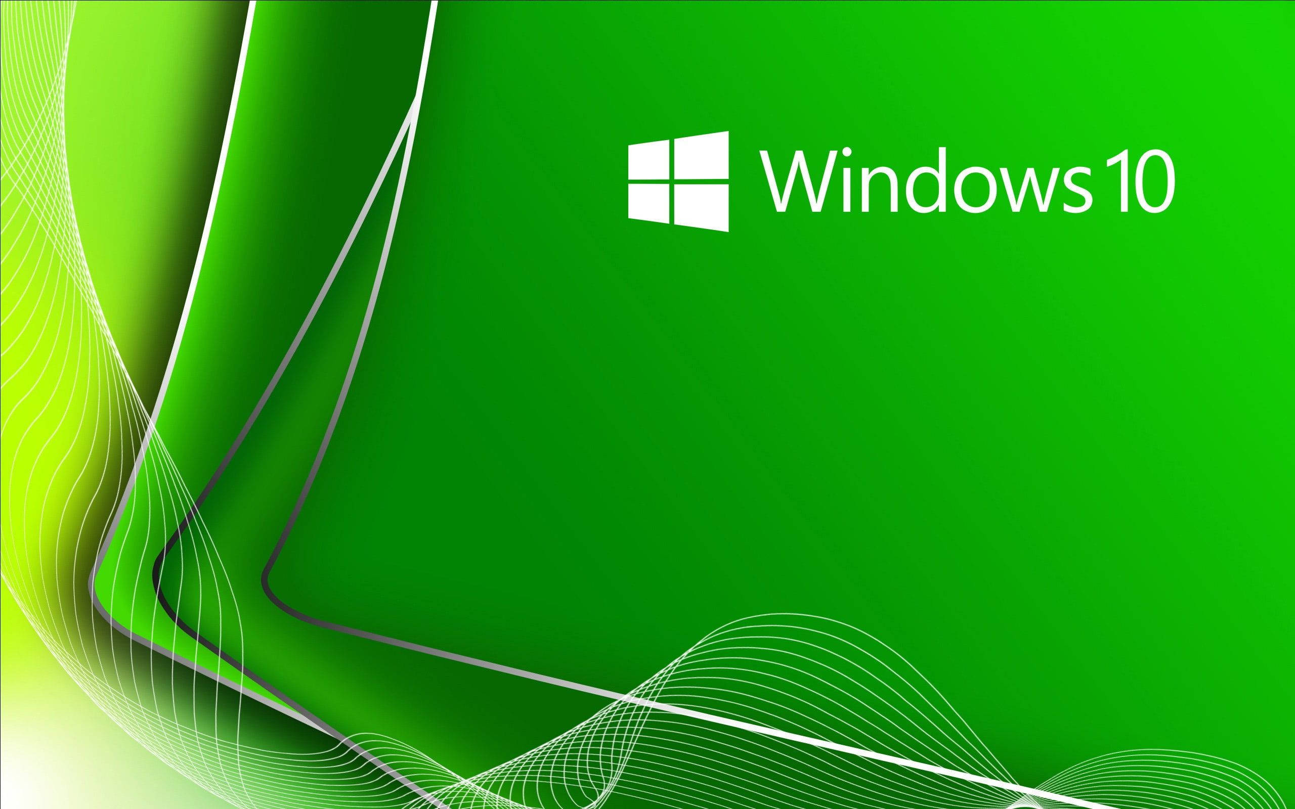 Orijinal Windows 10 Yeşil Duvar Kağıdı