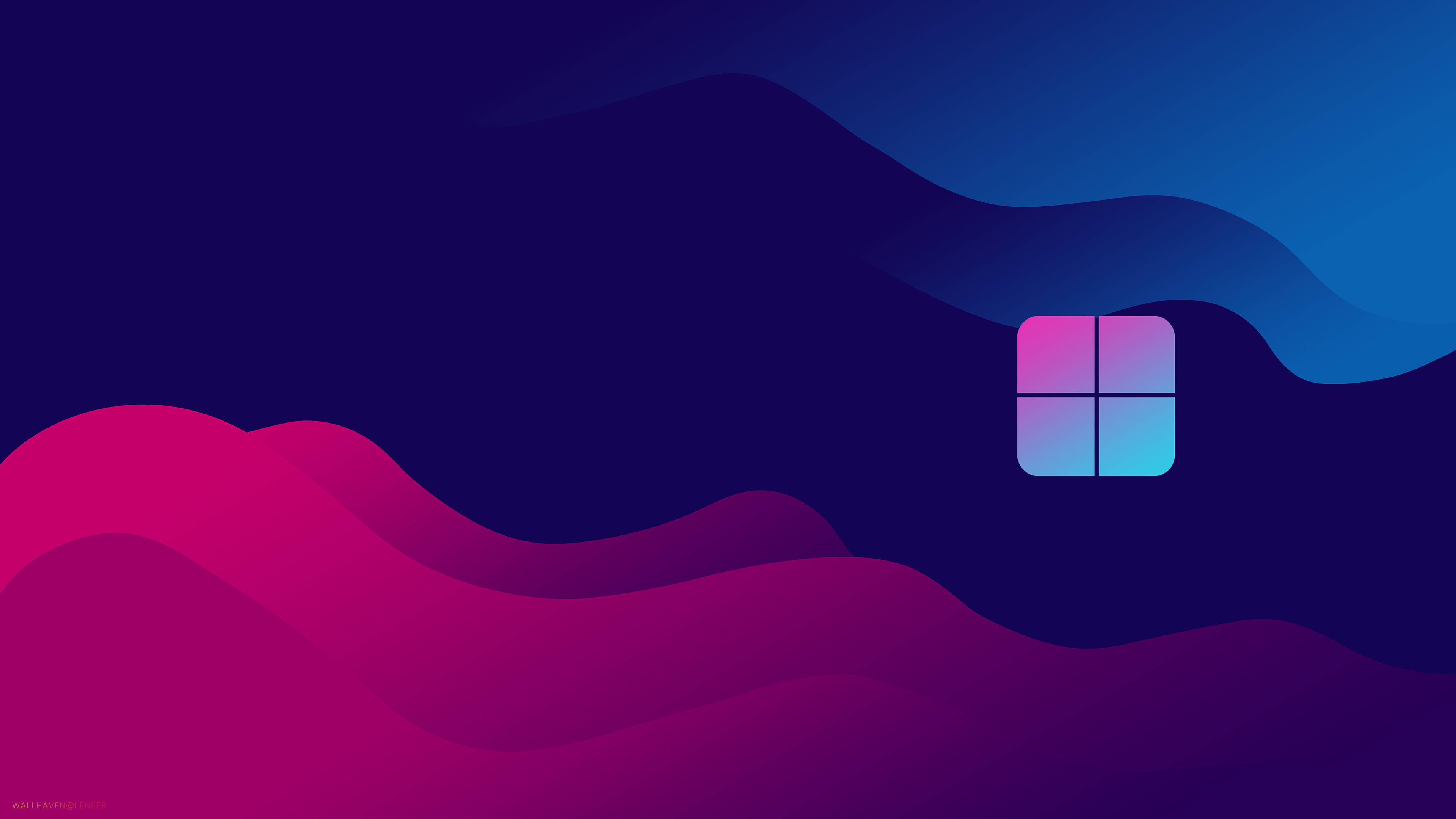 Orijinal Windows Macenta ve Mavi Duvar Kağıdı