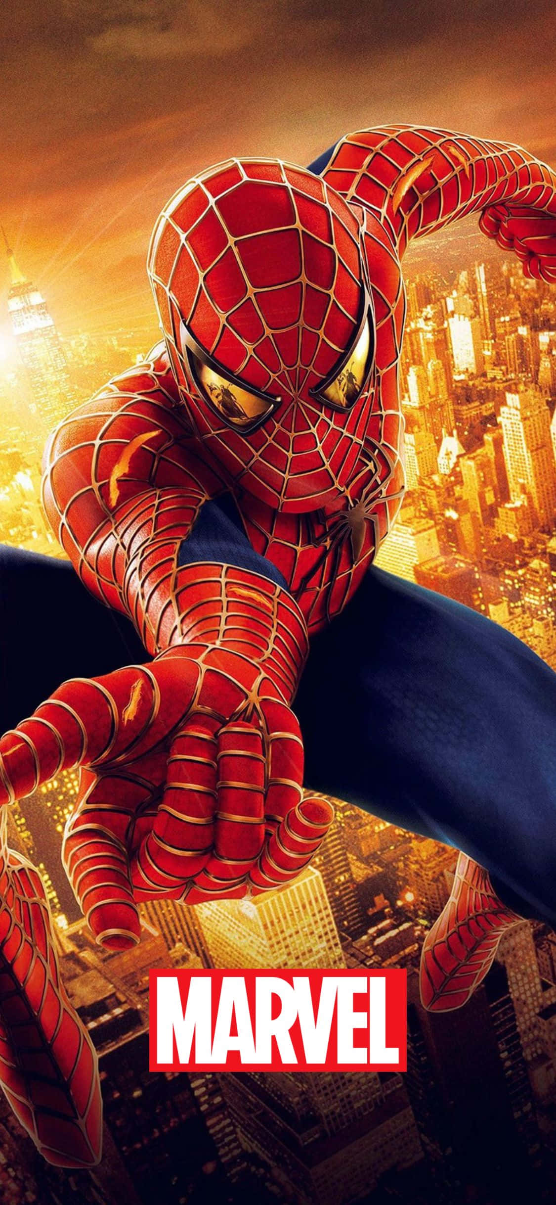 Örümcek-Adam 2 Posteri iPhone XS Marvel Duvar Kağıdı