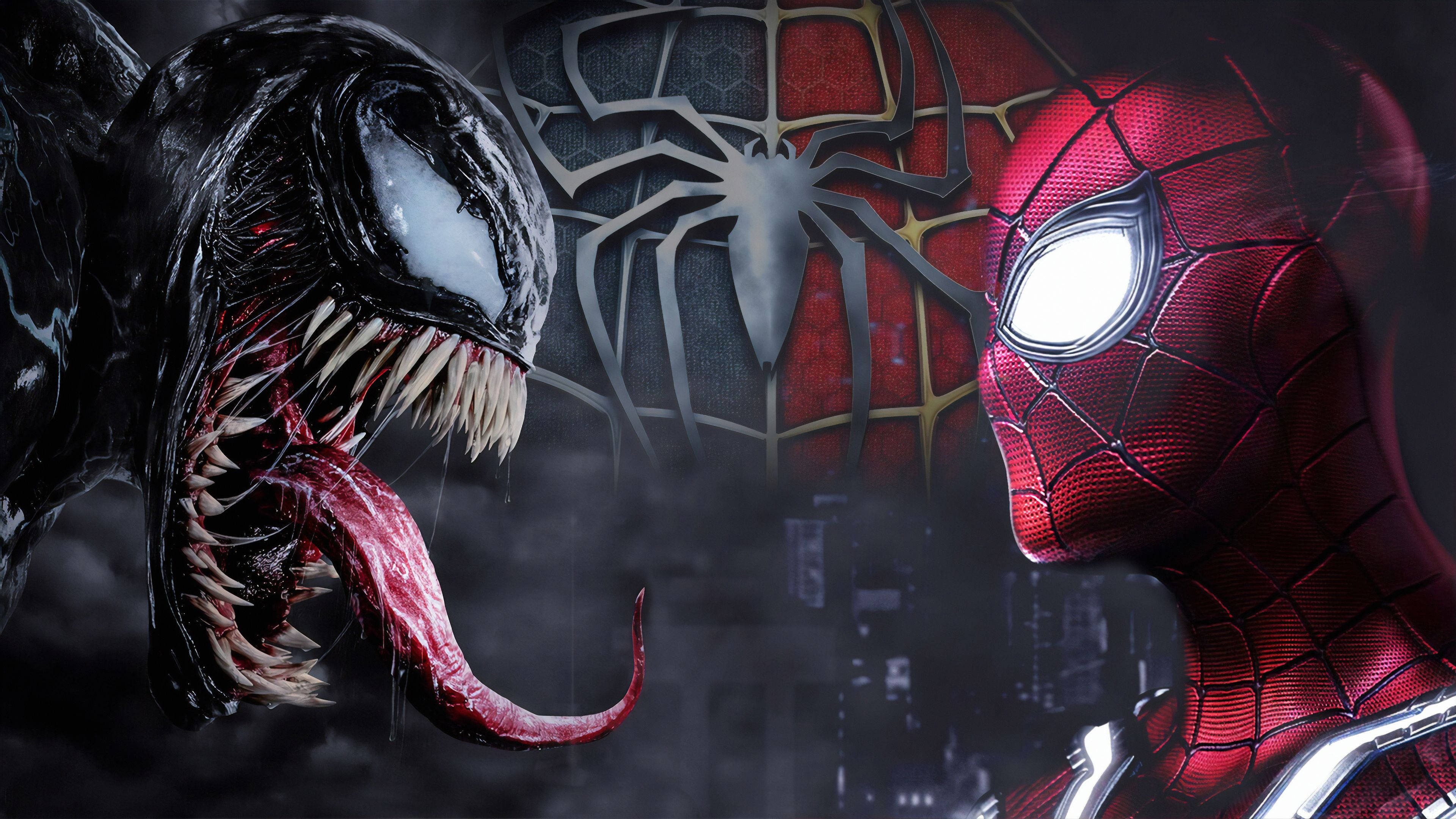 Örümcek Adam ve Venom, sevilen ama zıt iki Marvel karakteri Duvar Kağıdı