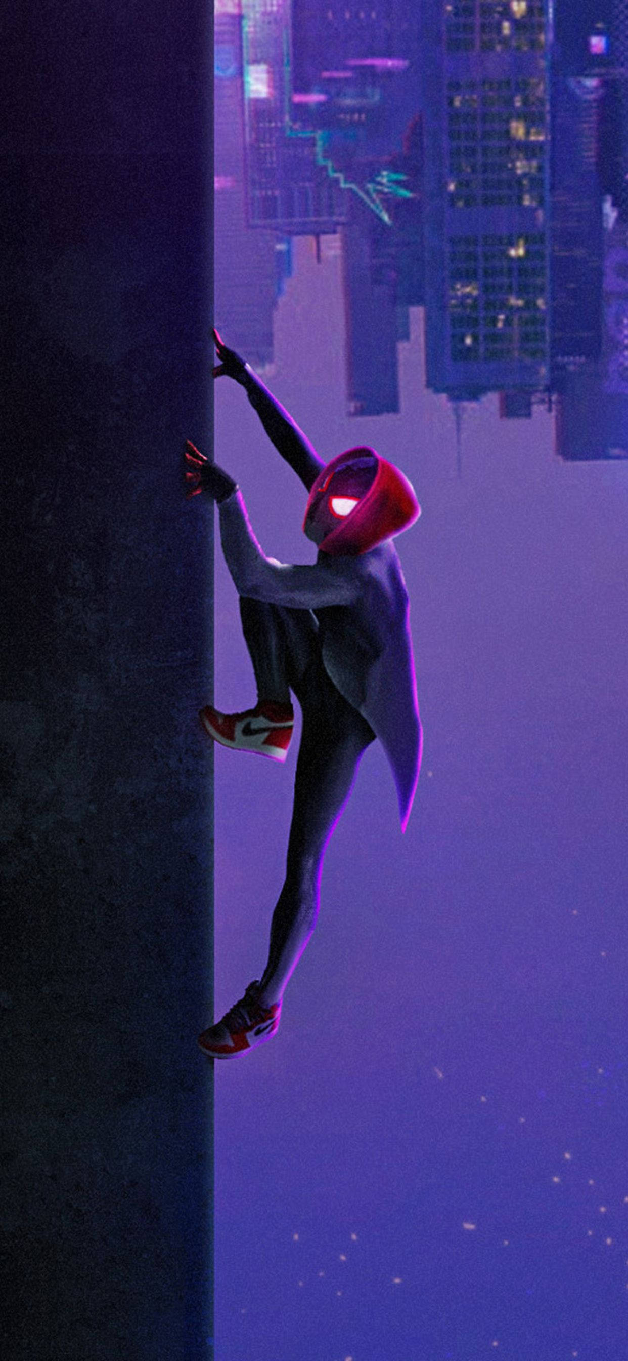 Örümcek Evrenine Yolculuk'ta Miles Morales Duvar Kağıdı