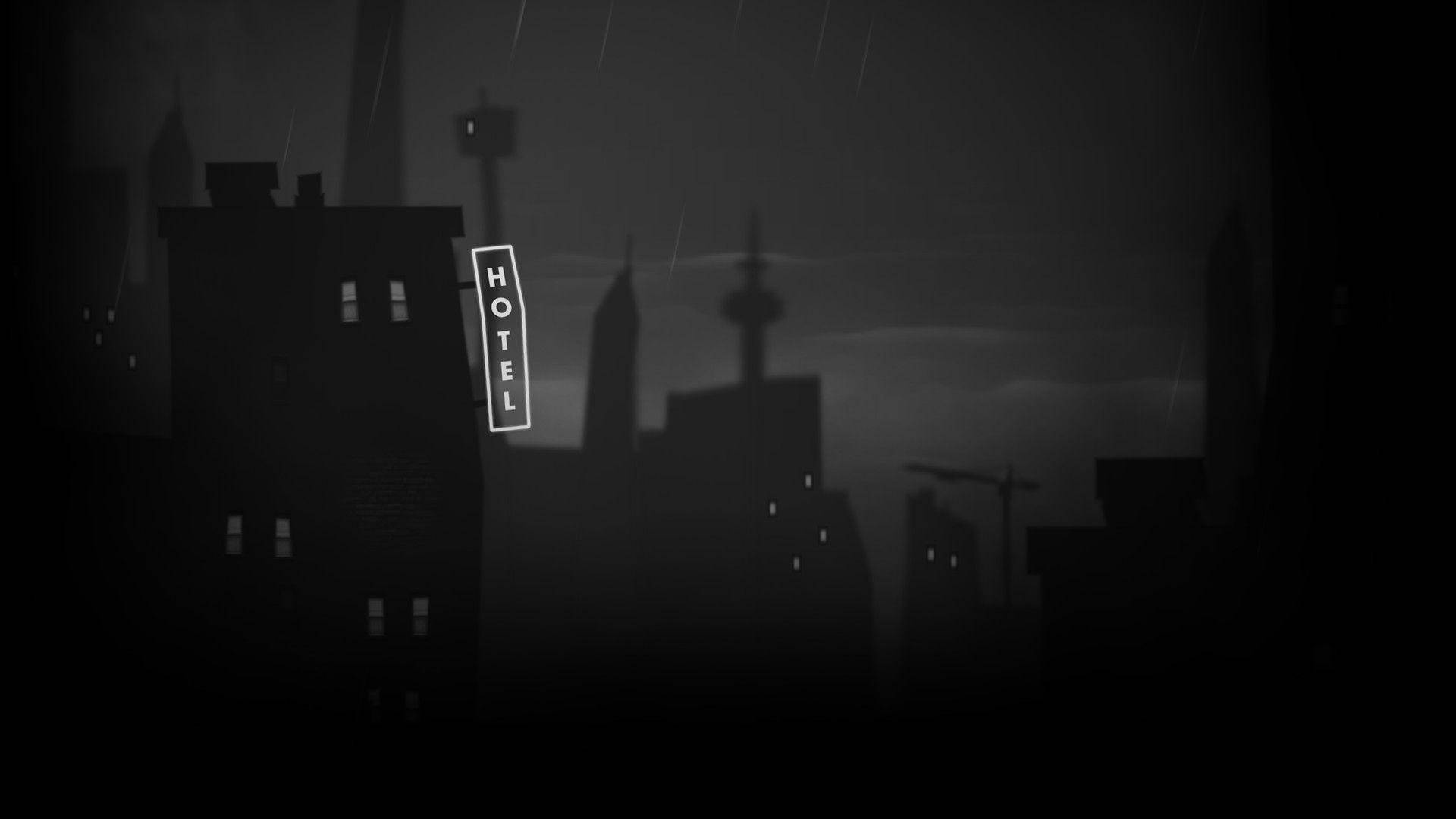 Otel Karanlık Anime Estetiği Masaüstü Duvar Kağıdı