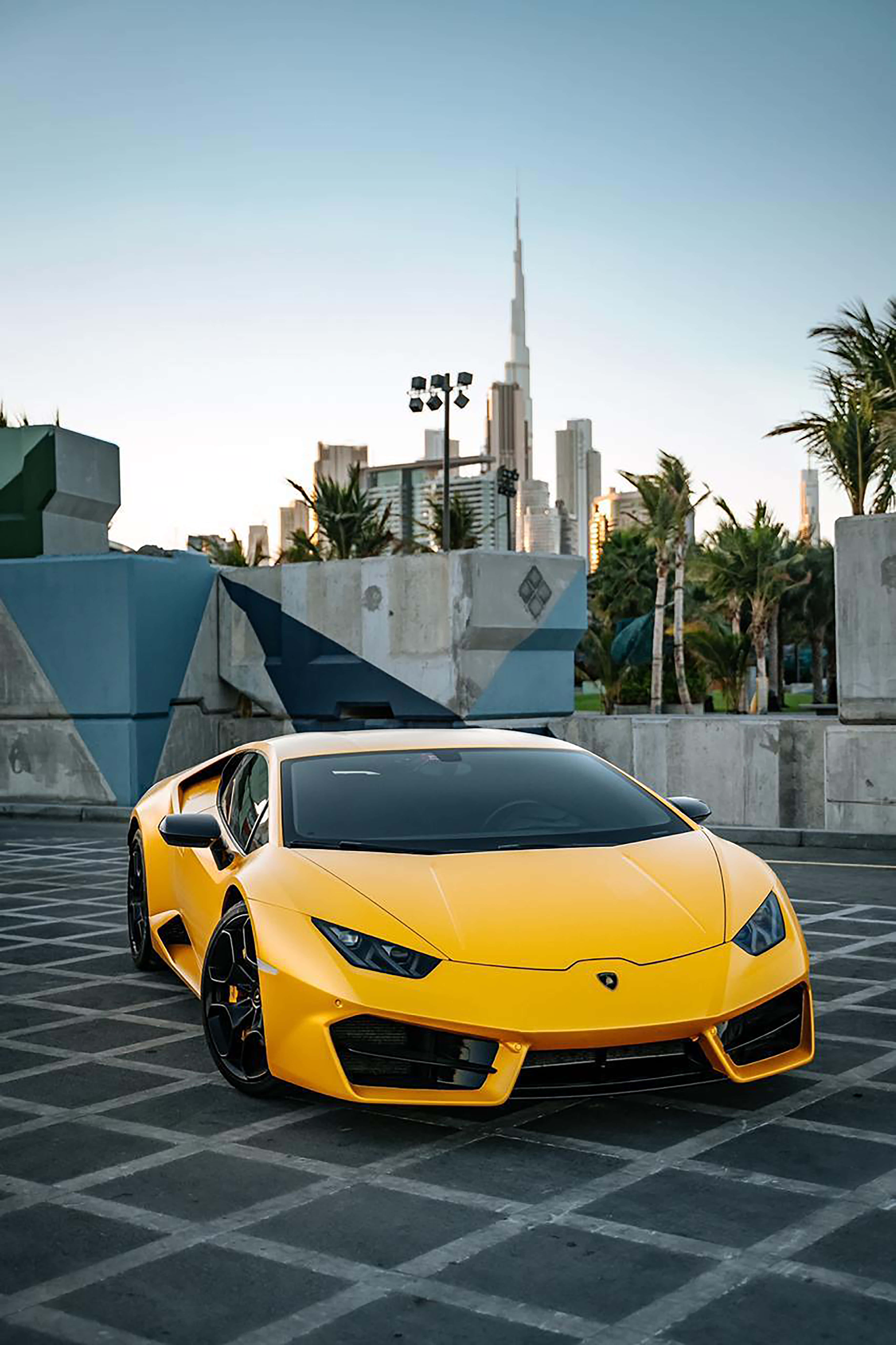 Otoyolda Özel Lamborghini Duvar Kağıdı