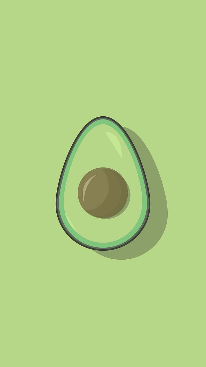 Oval Avokado Duvar Kağıdı
