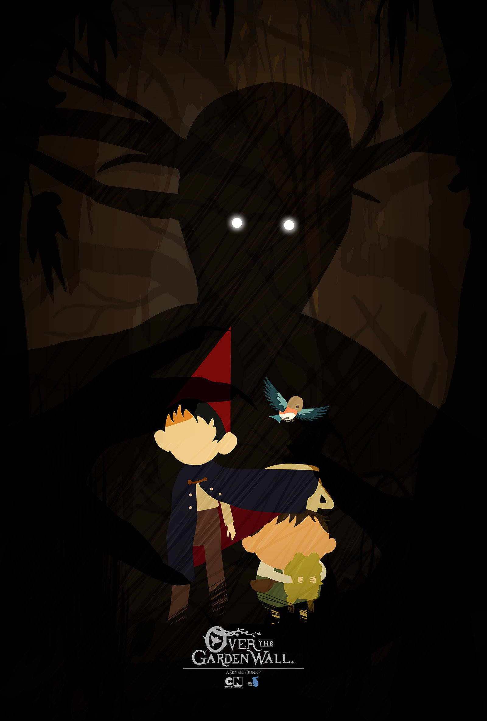 Over The Garden Wall Sanat Posteri Duvar Kağıdı