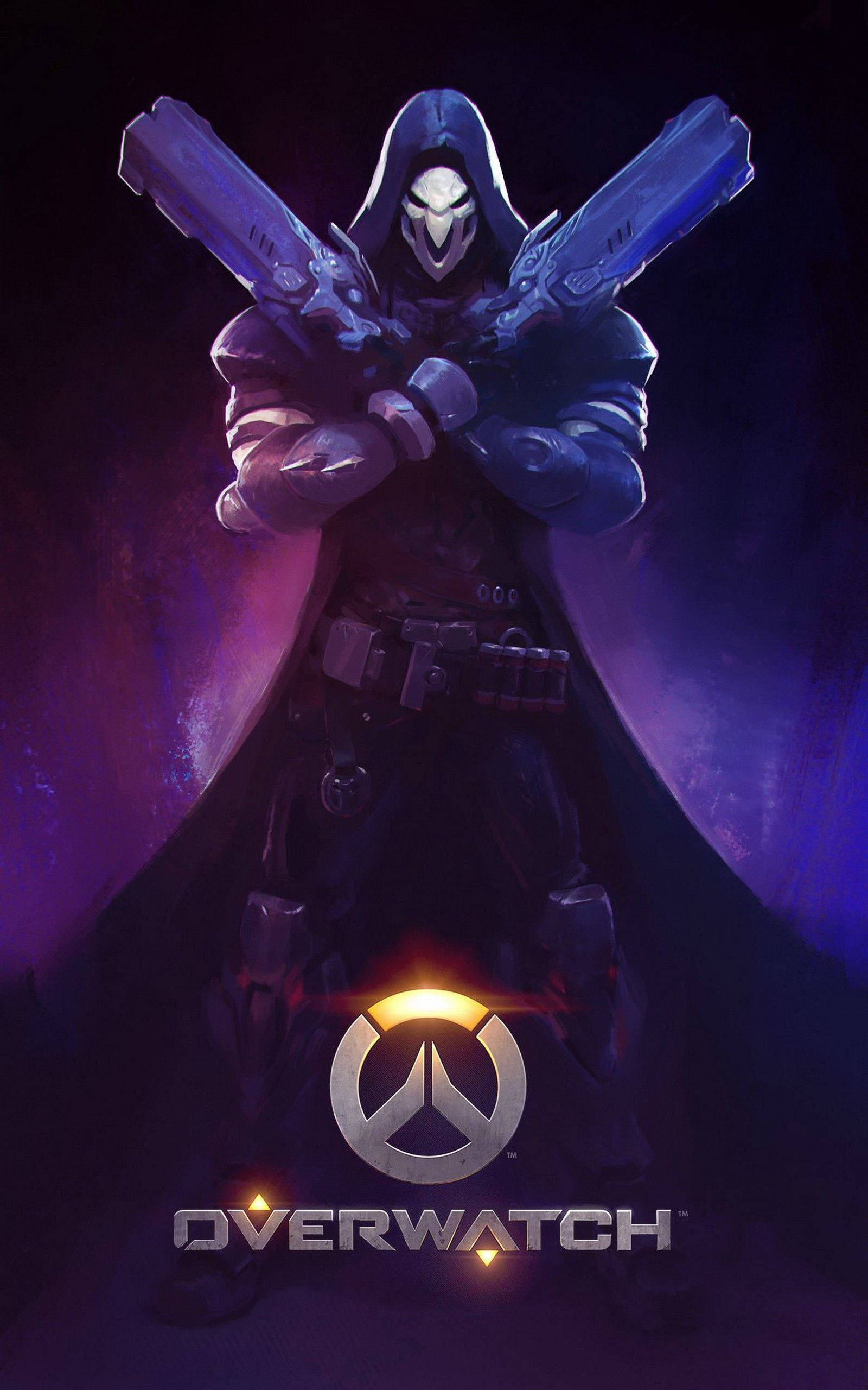 Overwatch Telefon Çift Silah Duvar Kağıdı