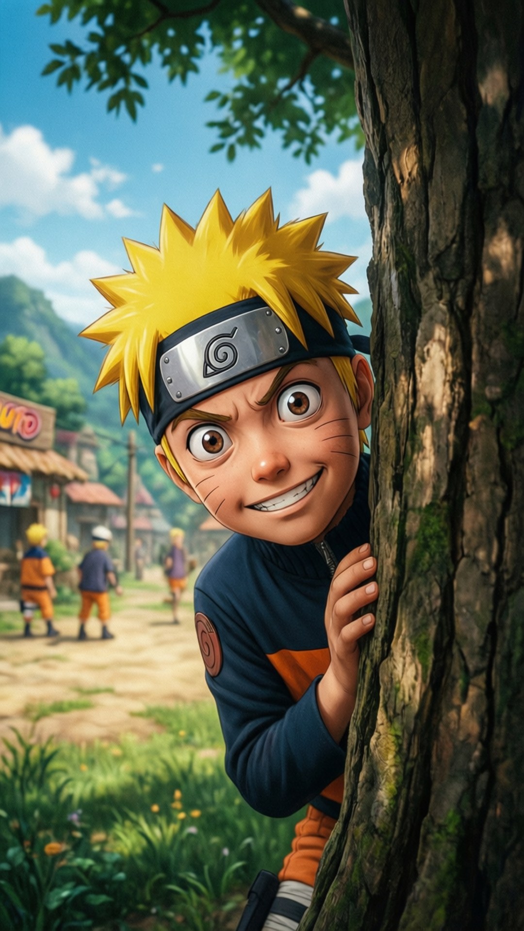 Oyunbaz Genç Naruto Duvar Kağıdı