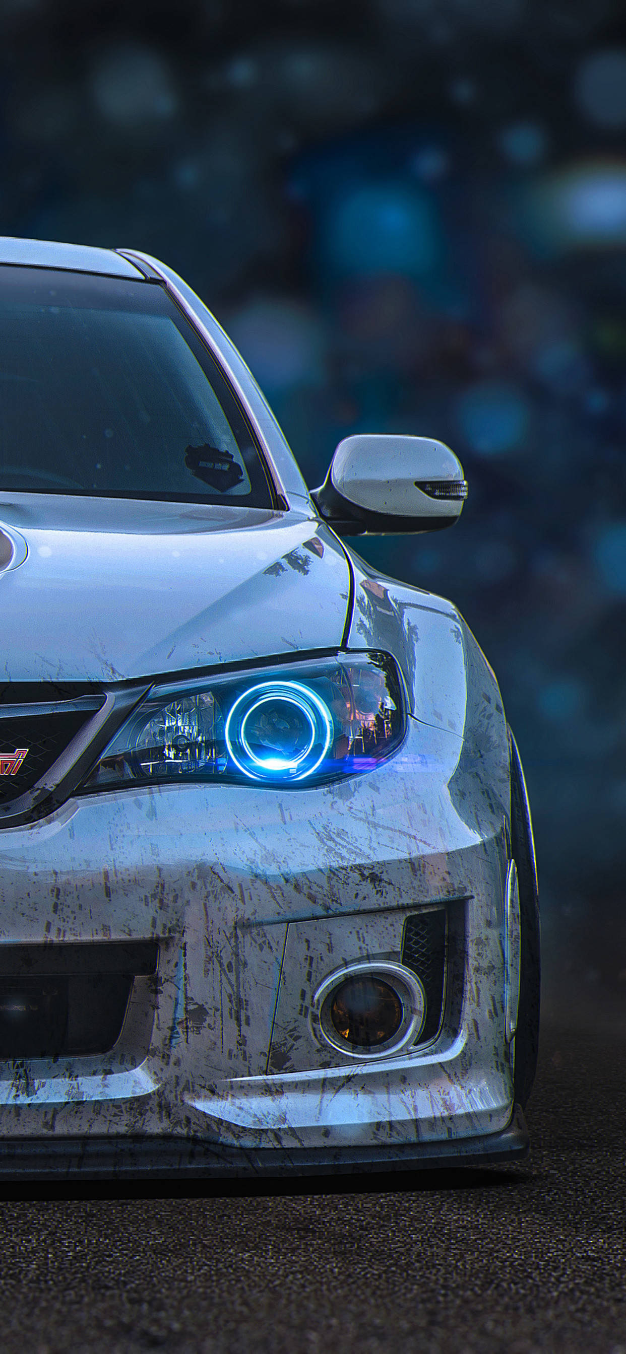 Özelleştirilmiş Subaru Impreza Bumper Duvar Kağıdı