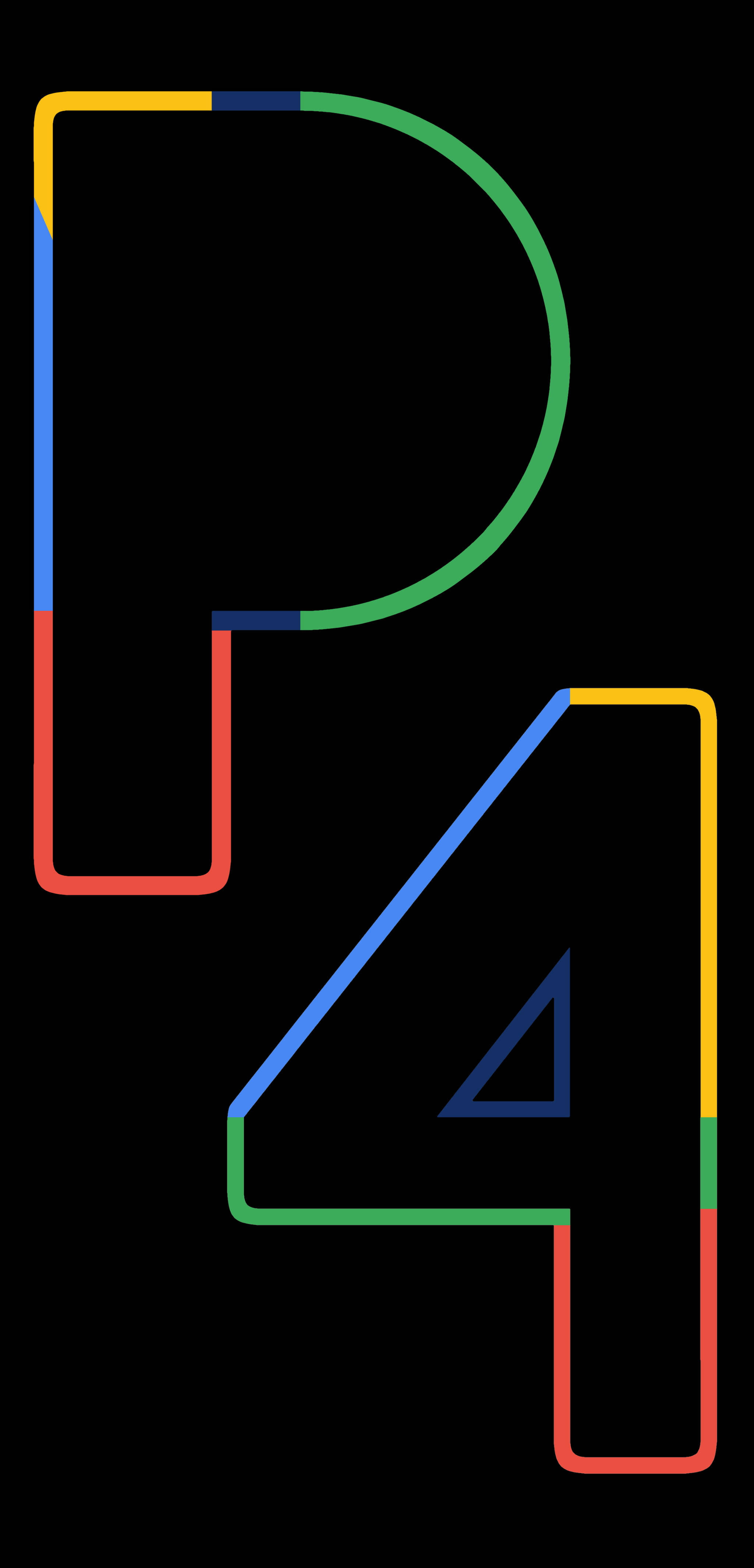 P4 Çizgi Sanatı Google Pixel 4 Duvar Kağıdı
