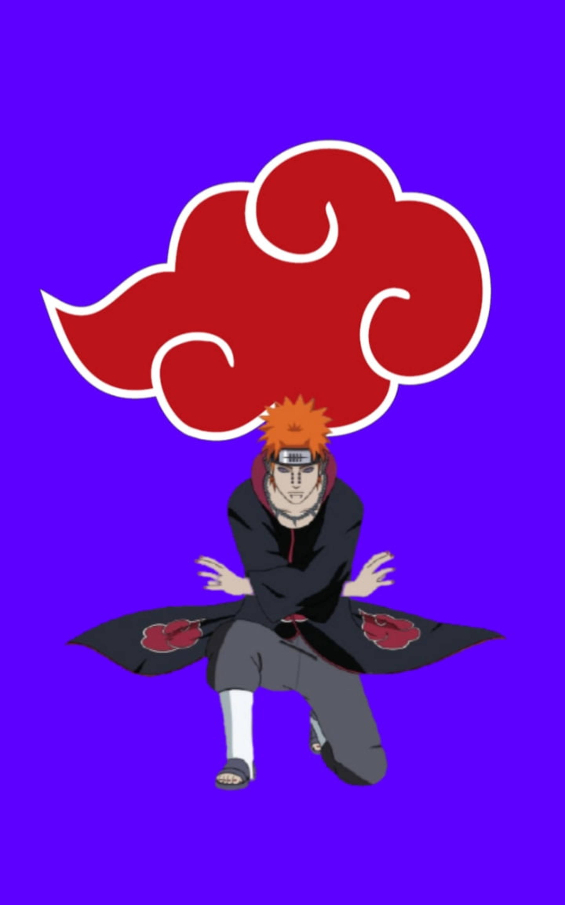 Pain Akatsuki Bulutu iPhone Duvar Kağıdı