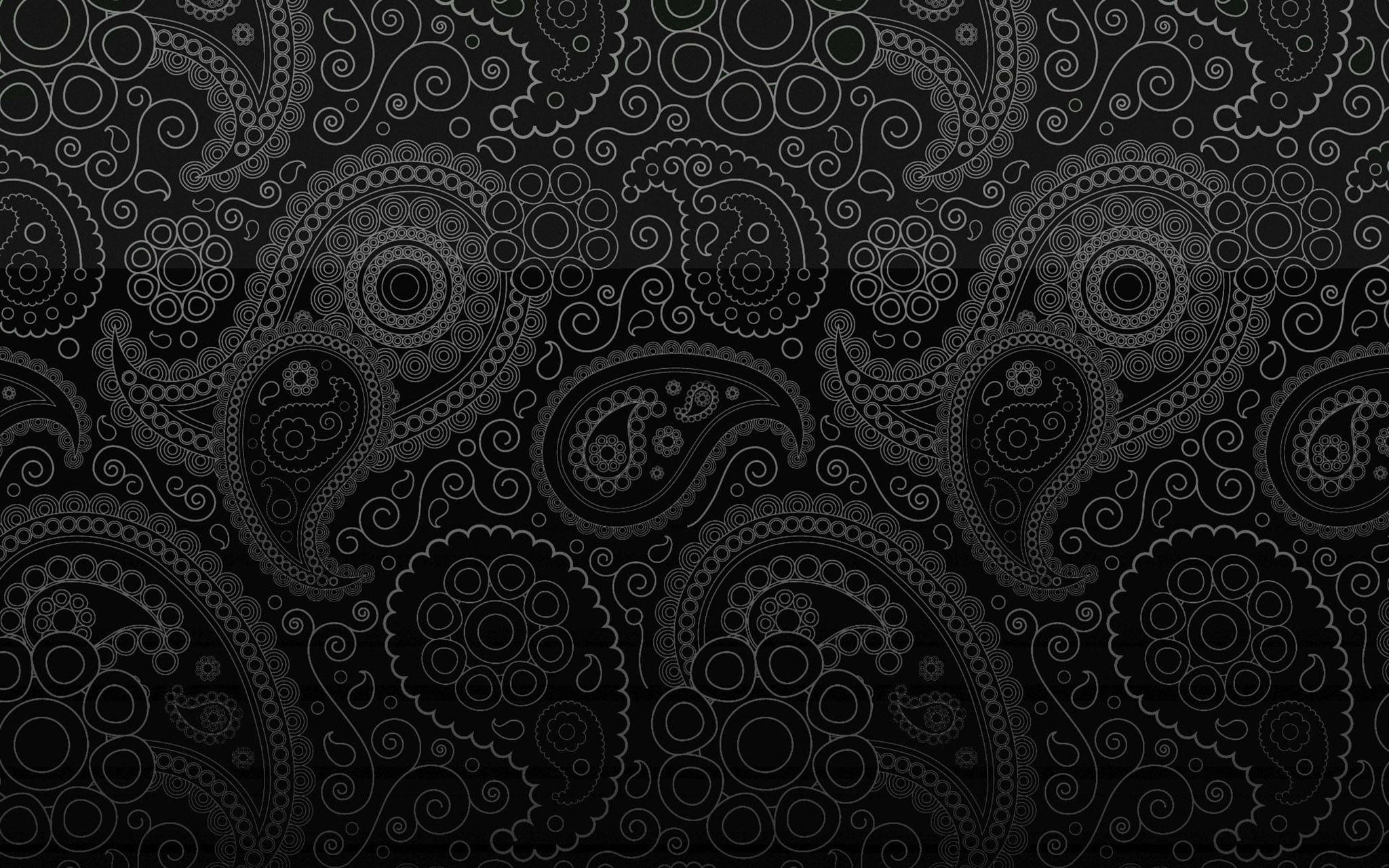 Paisley Soğuk Desen Duvar Kağıdı