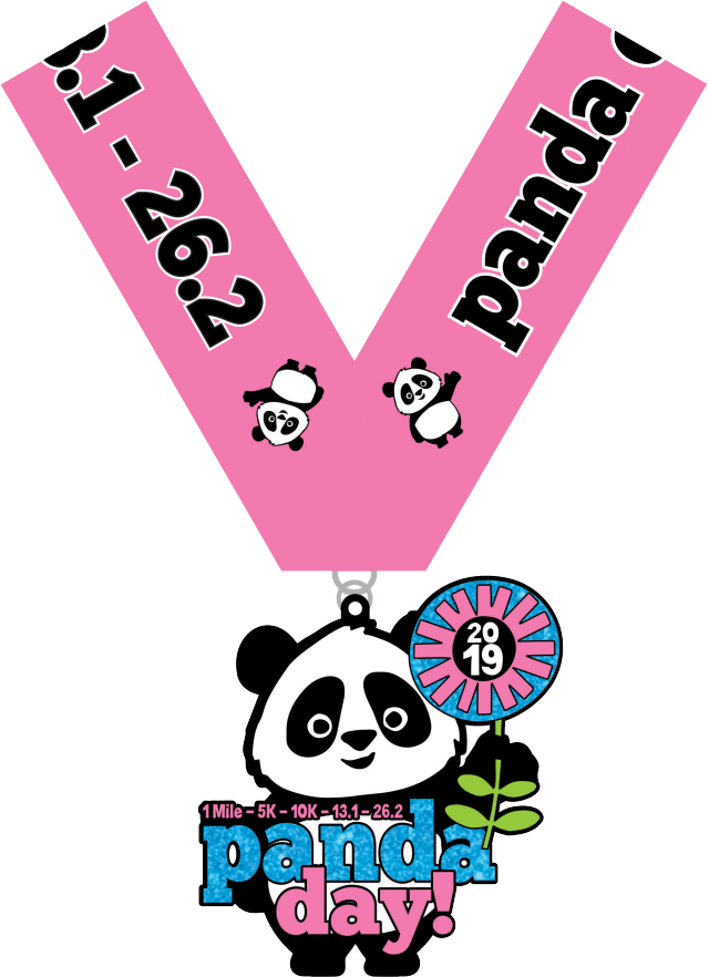 Panda Temalı Yarış Madalyası 2019 Duvar Kağıdı