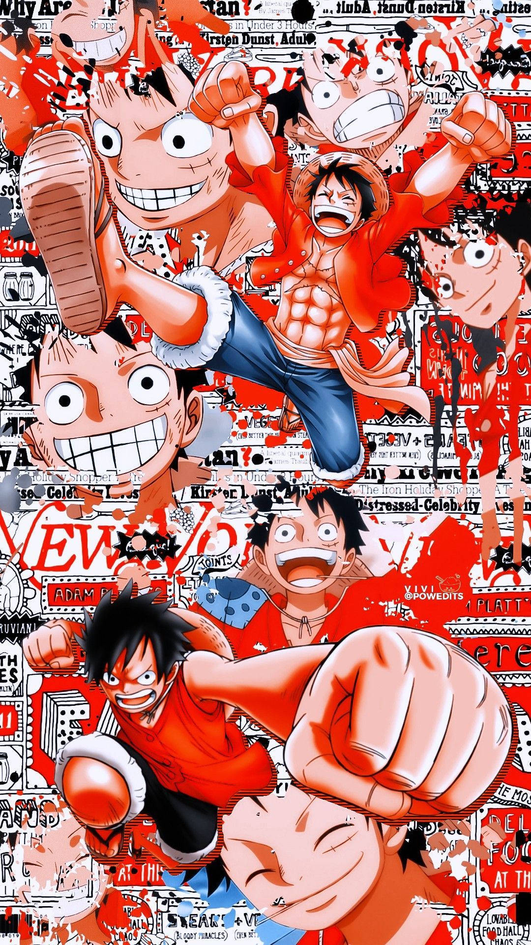 Parlak Luffy Estetiği Duvar Kağıdı