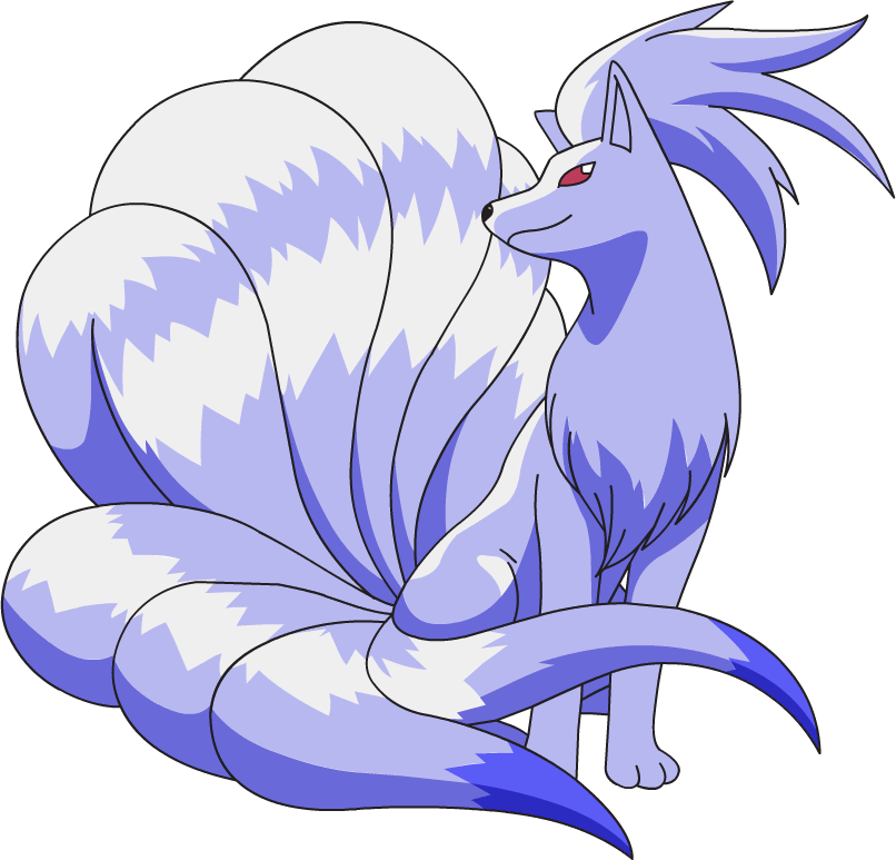 Parlak Ninetales Sanat Eseri Duvar Kağıdı