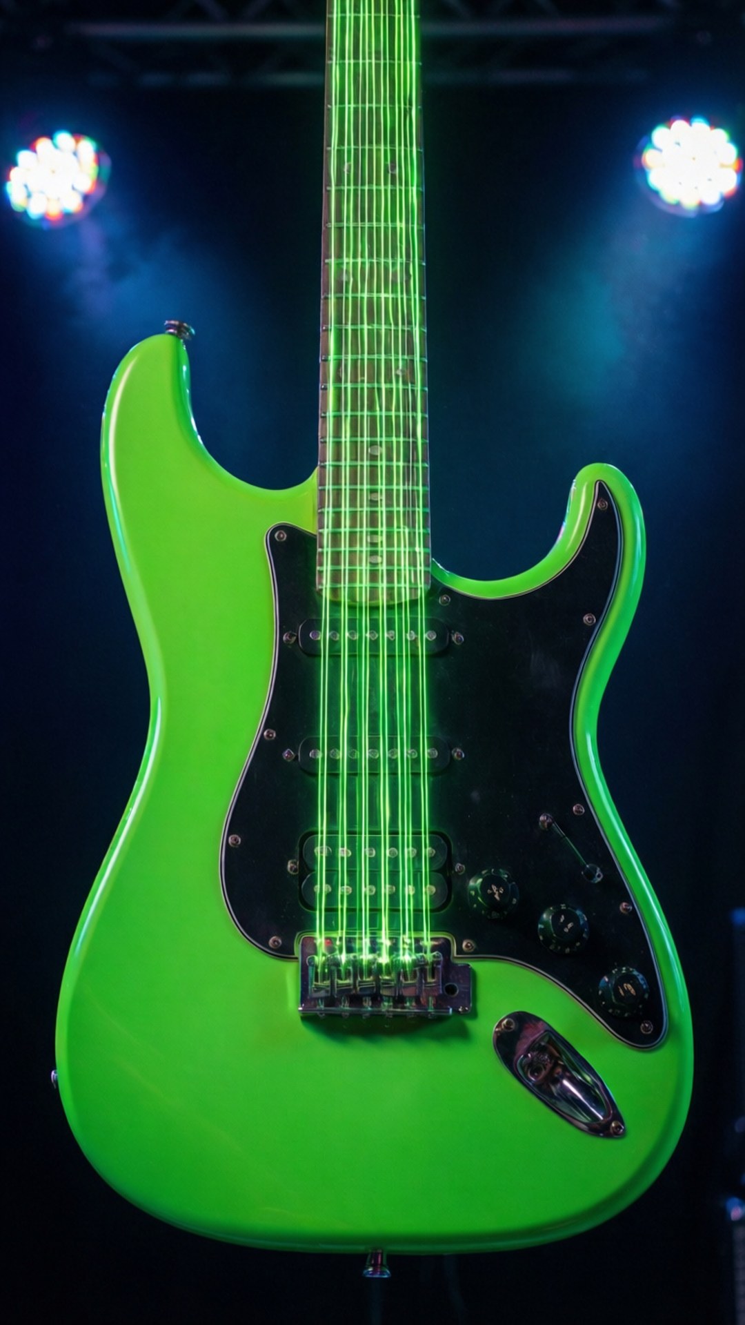 Parlayan Gitar Duvar Kağıdı