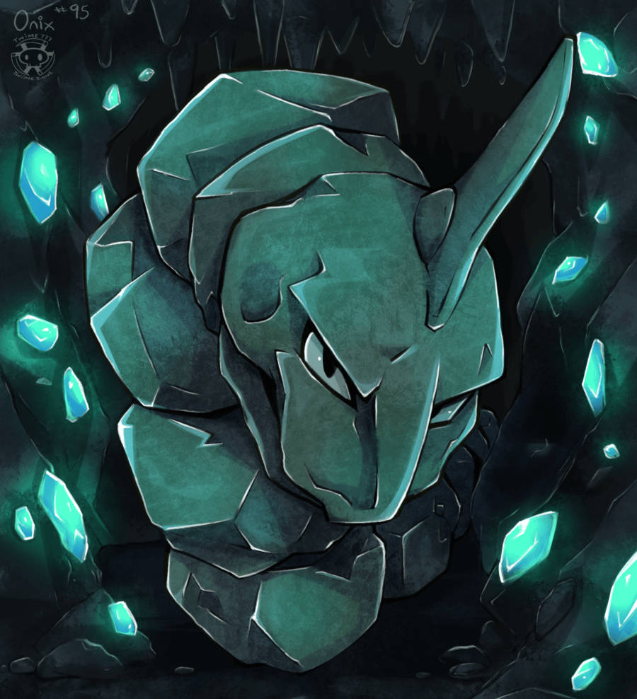 Parlayan Kristallerle Onix Duvar Kağıdı
