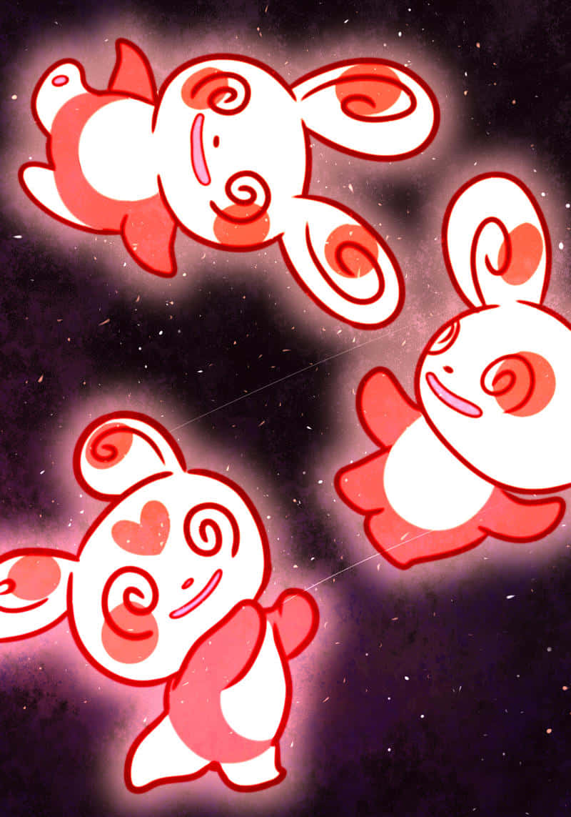 Parlayan Pembe Spinda Duvar Kağıdı